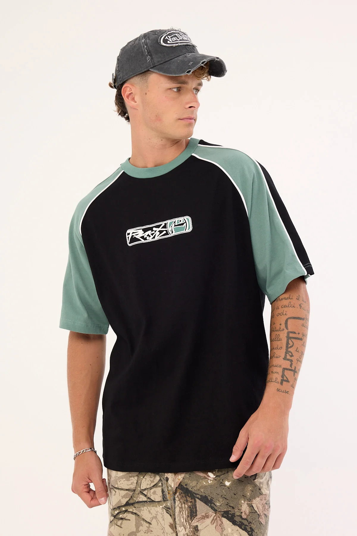 Rusty Hustler Heavy Tee Black - Image 3