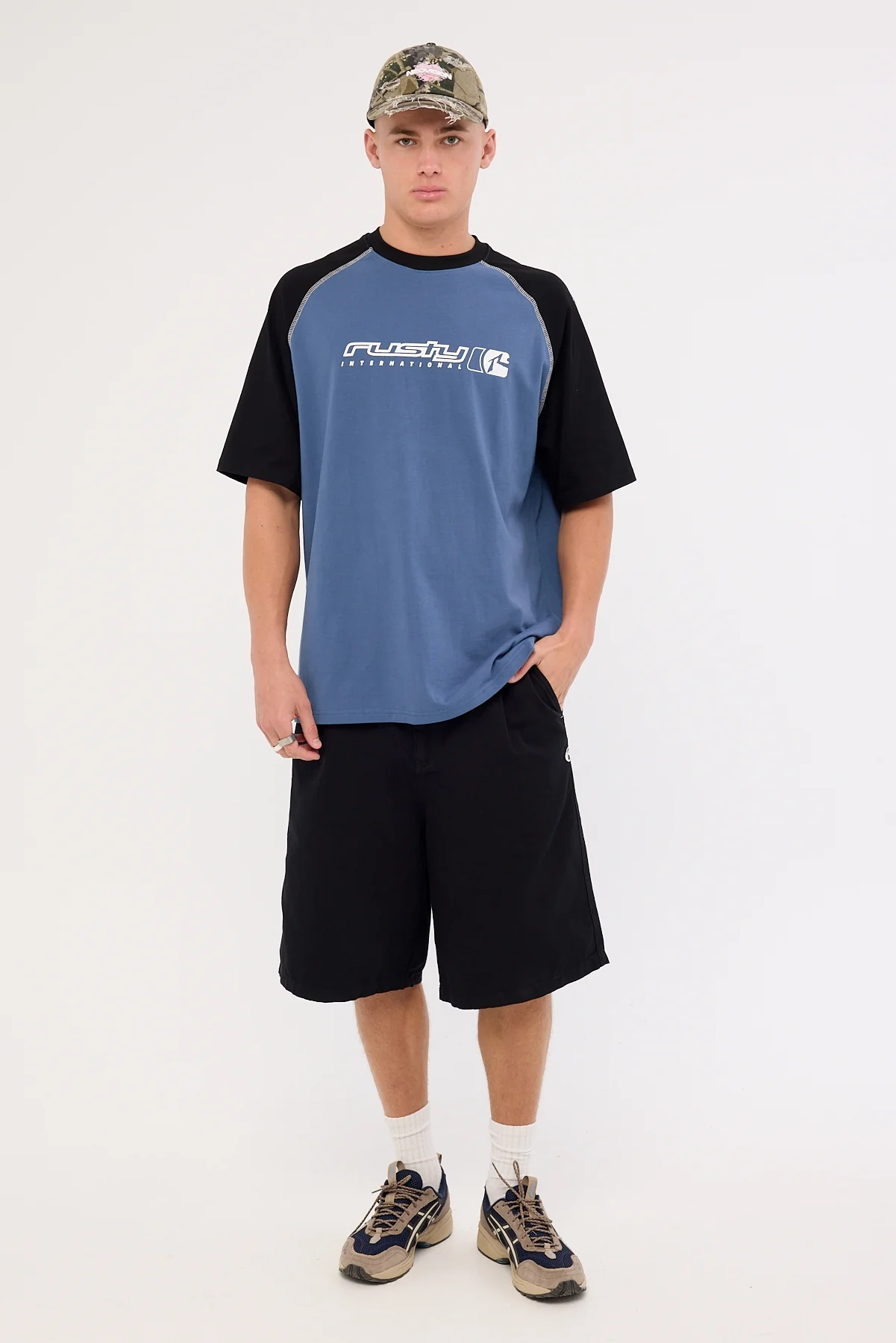 Rusty Incognito Tee China Blue - Image 2