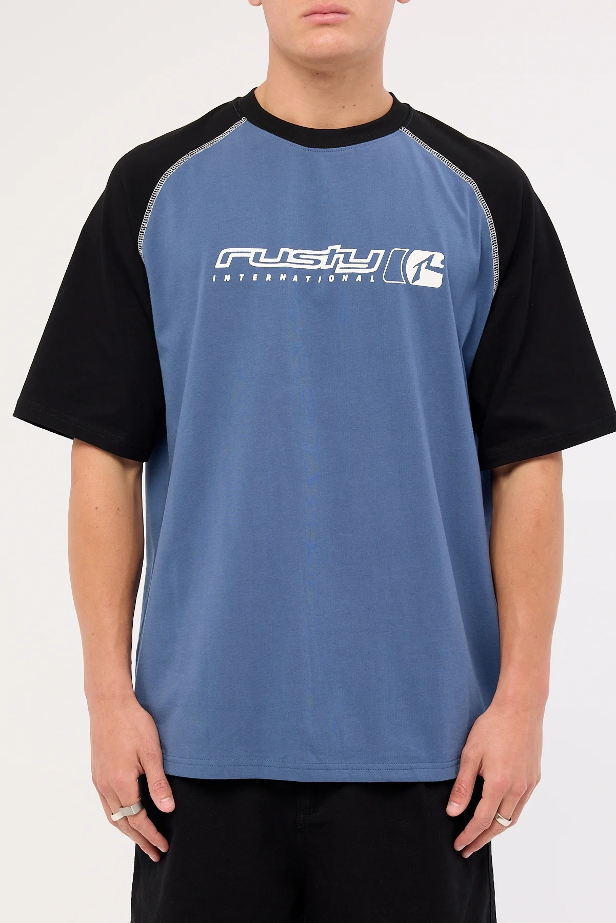 Rusty Incognito Tee China Blue - Image 6