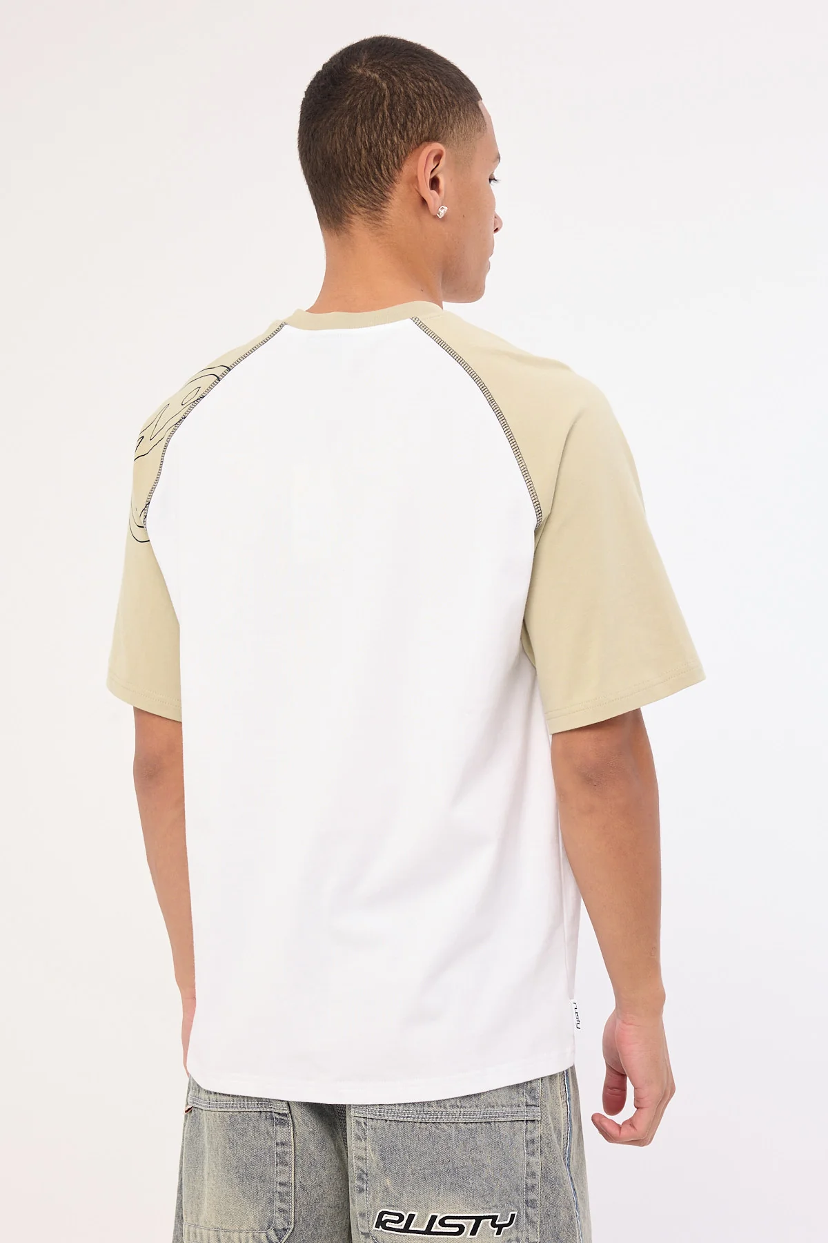 Rusty Incognito Tee White - Image 5