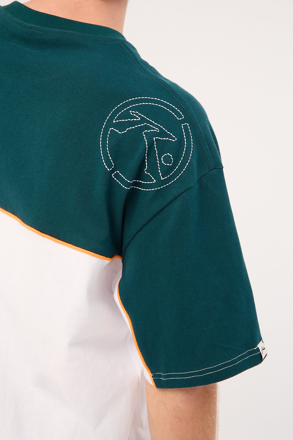 Rusty Infinity 3.0 Heavy Tee White/Deep Teal - Image 6