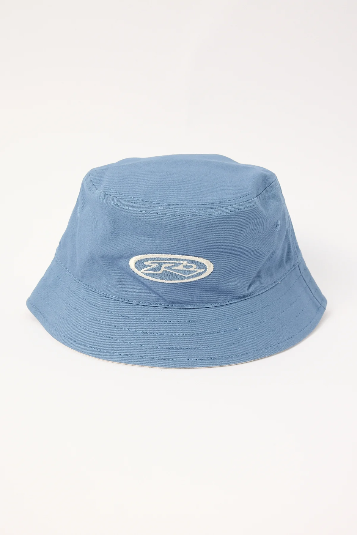 Rusty Kick Flip Reversible Bucket Hat China Blue/Cream