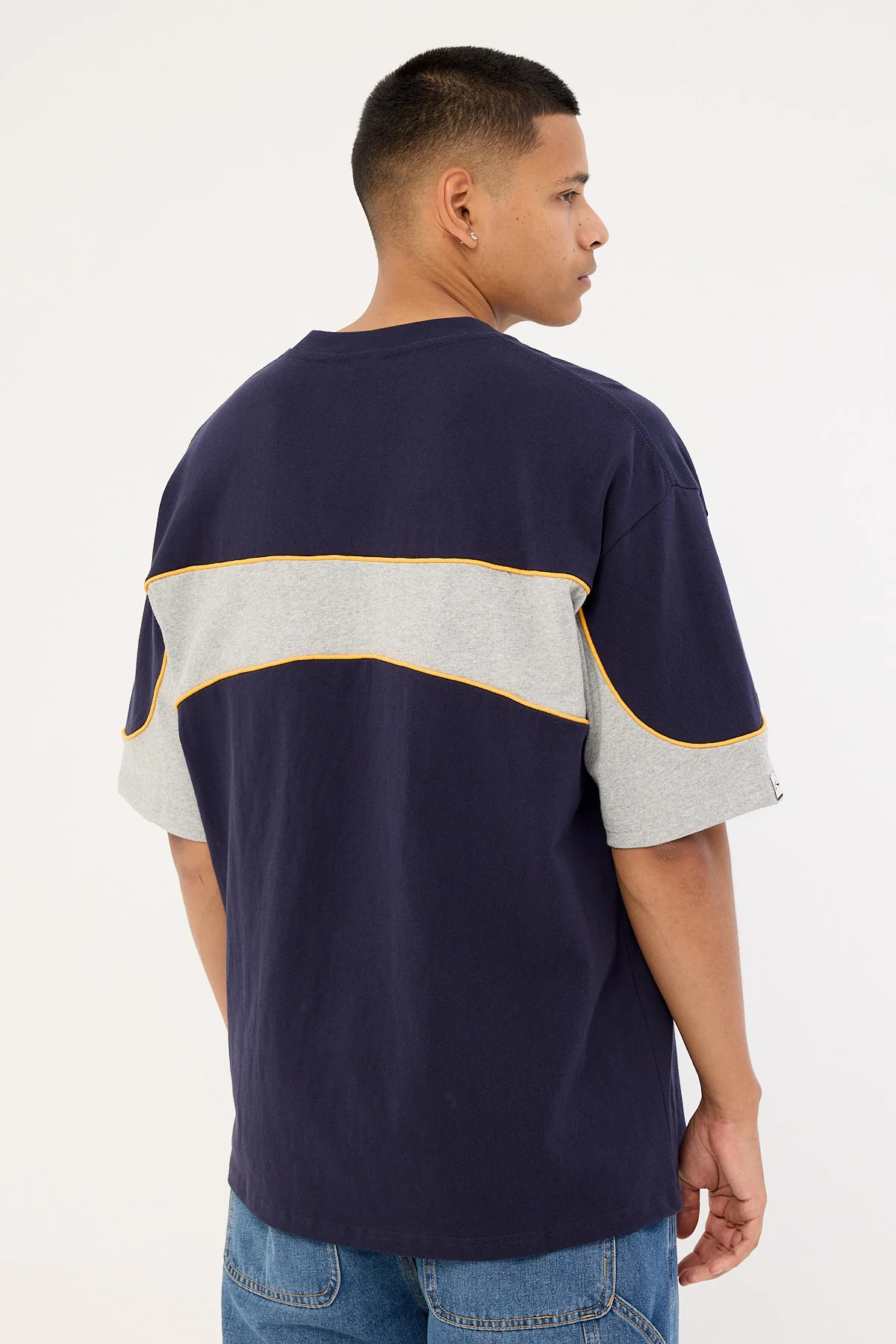 Rusty Kinetic Heavy Tee Navy Blue - Image 5