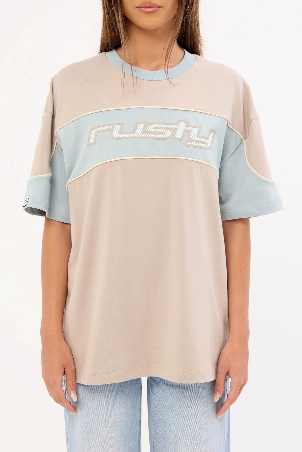 Rusty Kinetic Oversized Tee Ultimate Grey - Image 6