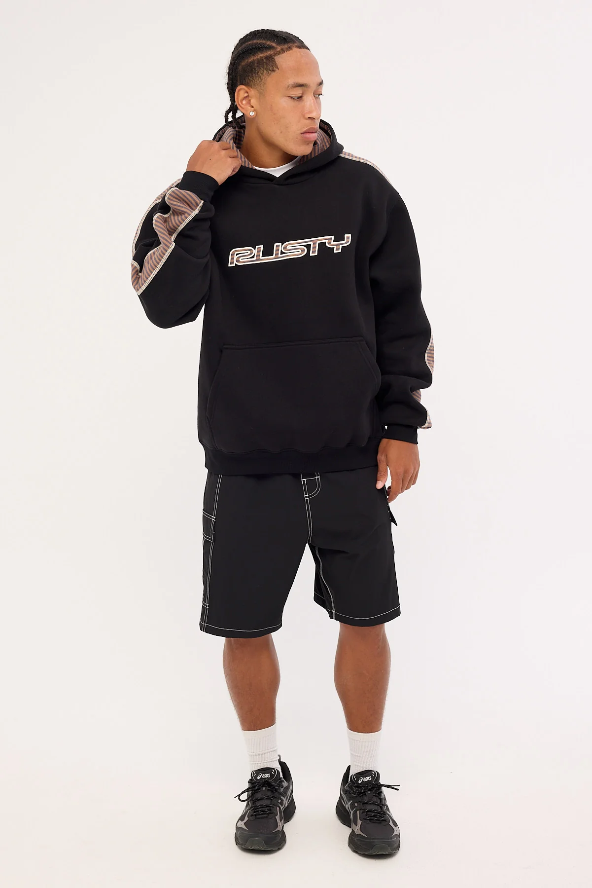 Rusty Law Low Hooded Fleece Black - Image 2