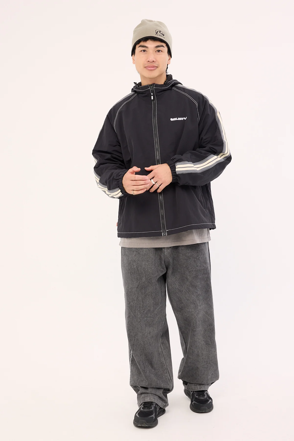 Rusty Lock Out Hooded Jacket Black - Image 3