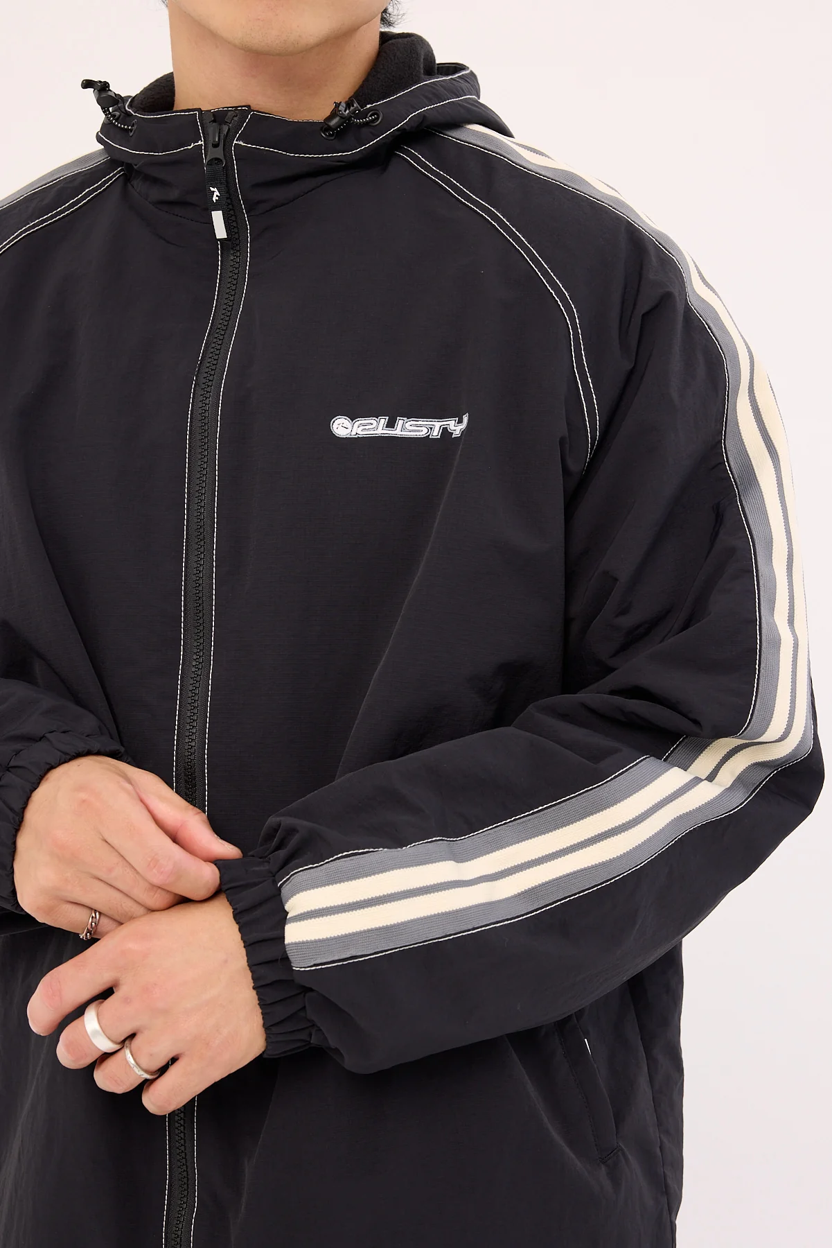 Rusty Lock Out Hooded Jacket Black - Image 5