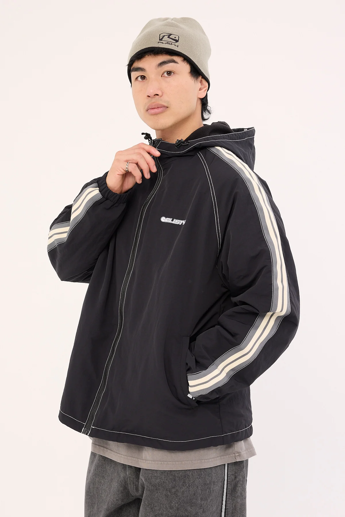 Rusty Lock Out Hooded Jacket Black - Image 6