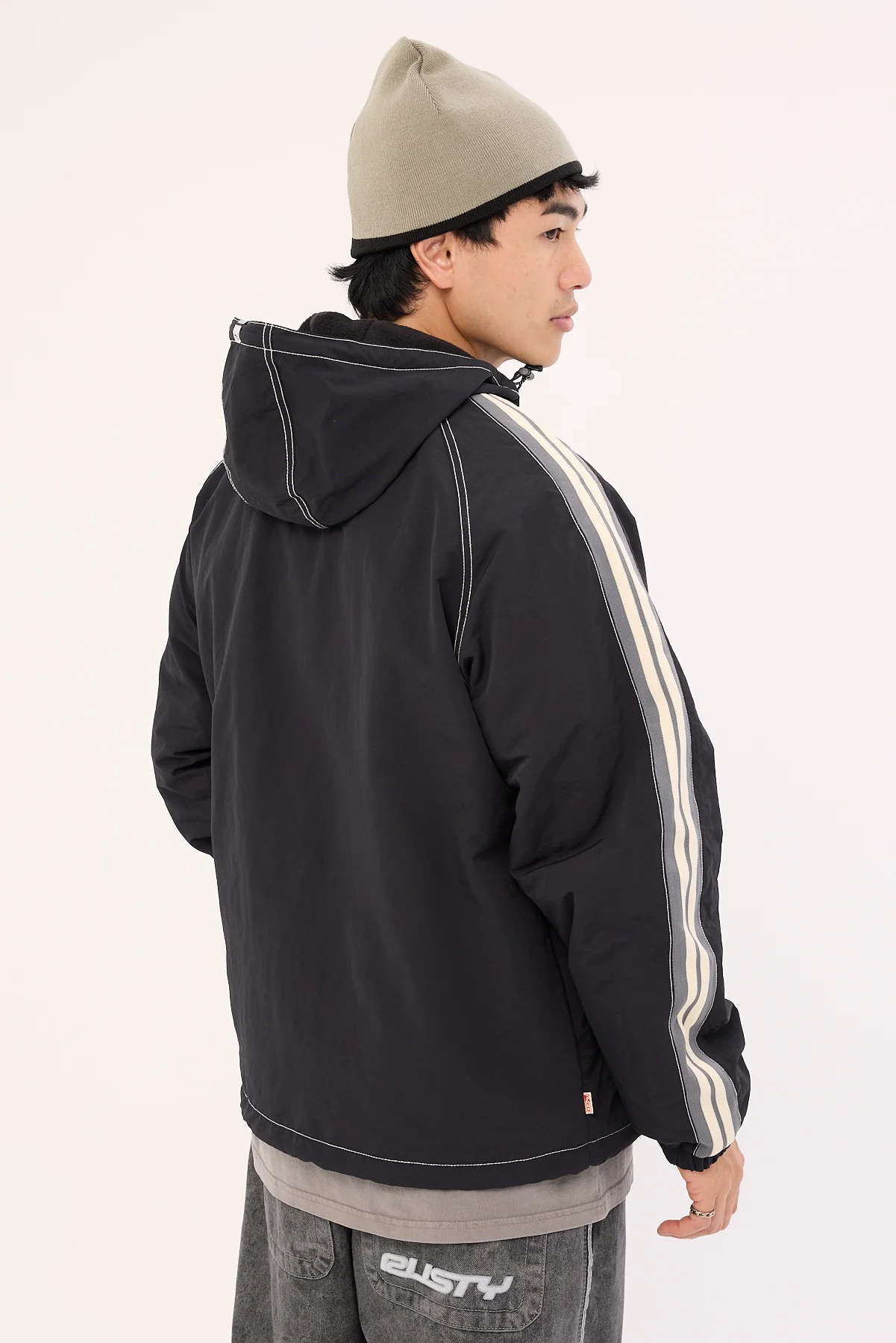 Rusty Lock Out Hooded Jacket Black - Image 7