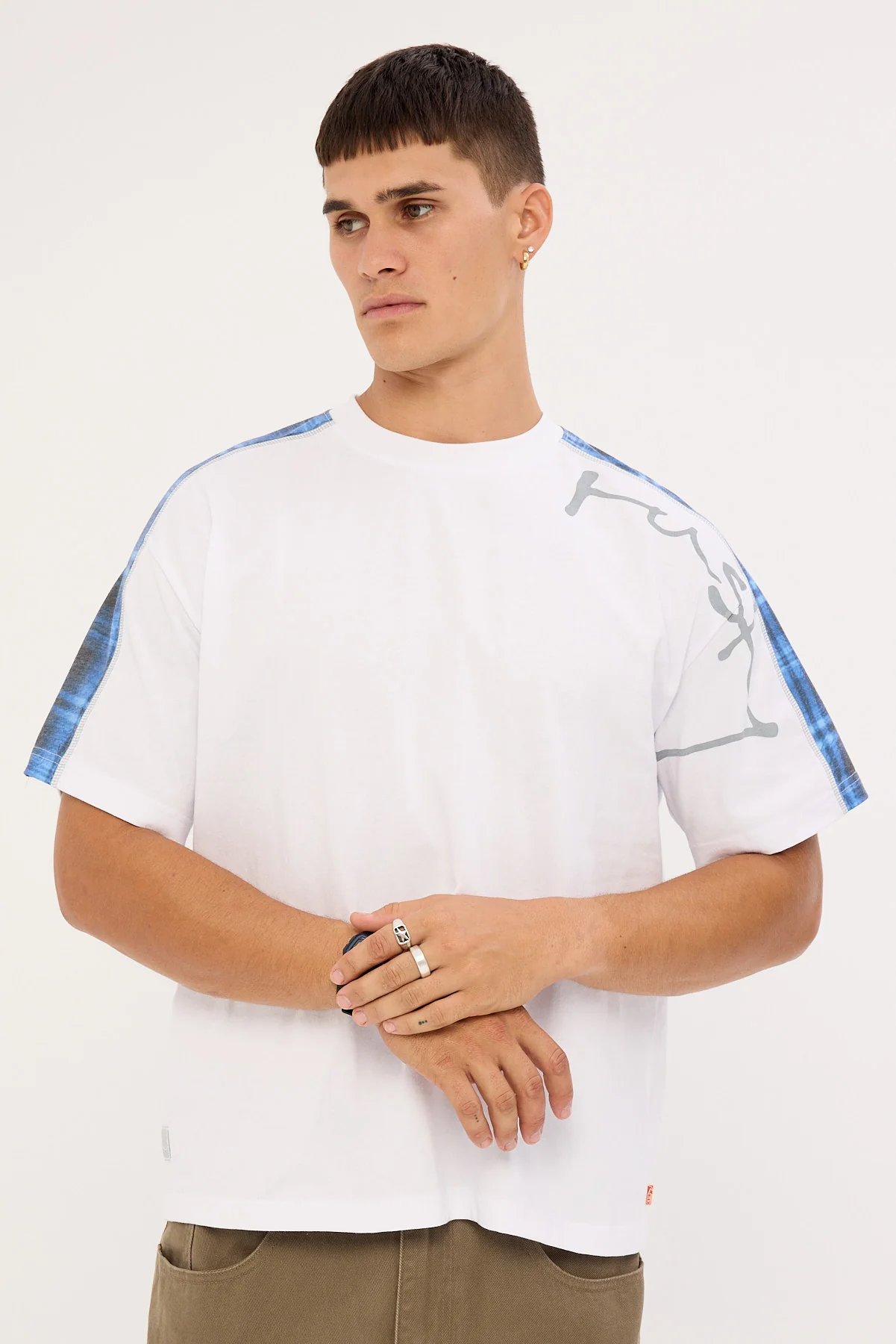 Rusty Lost It Cropped Tee White