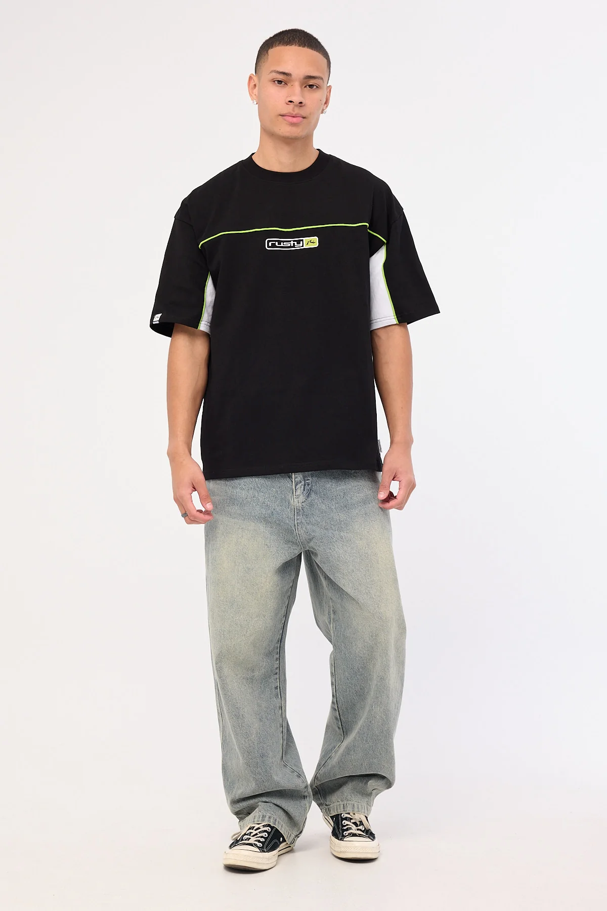 Rusty Metropolis Heavy Tee Black - Image 5