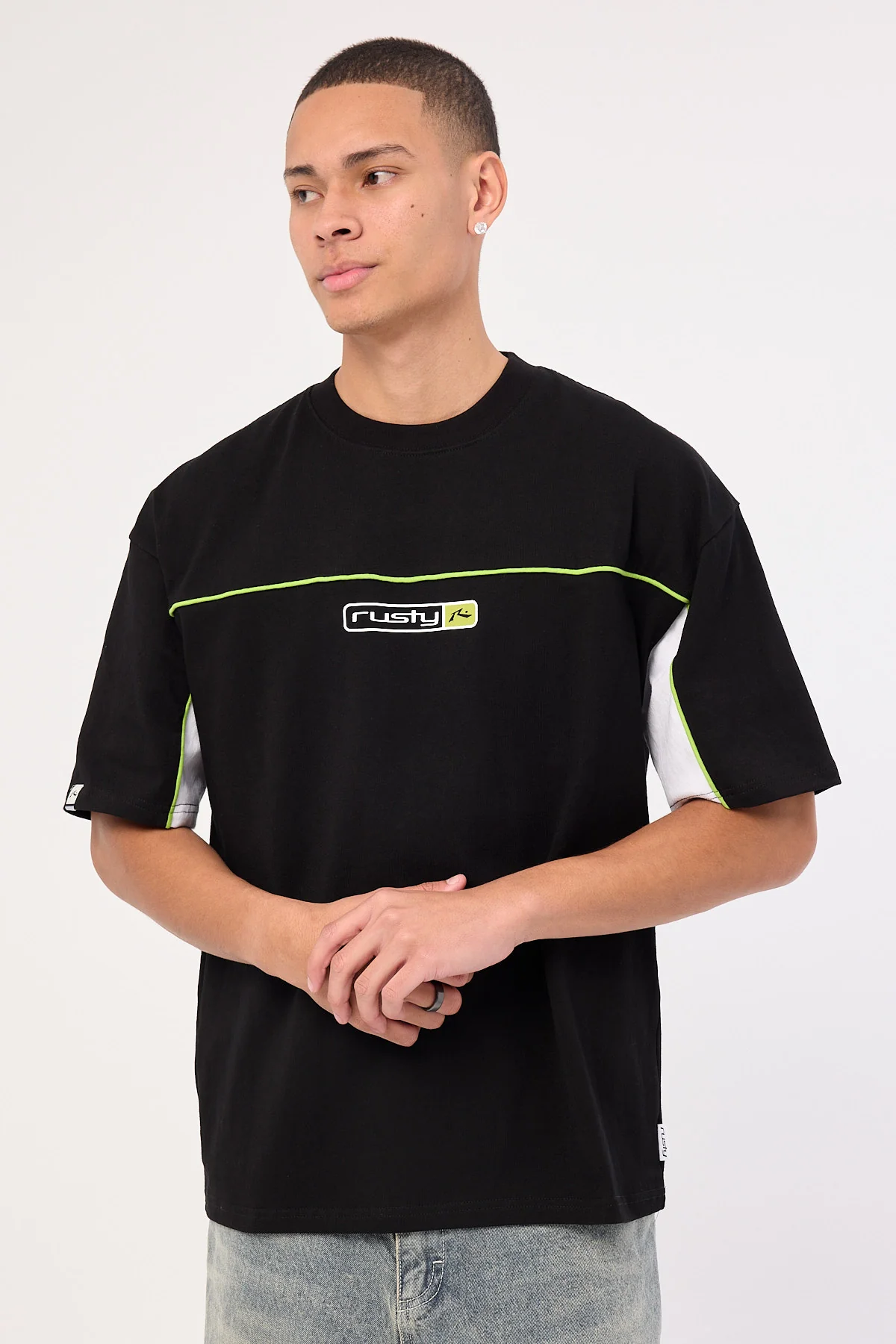 Rusty Metropolis Heavy Tee Black - Image 6