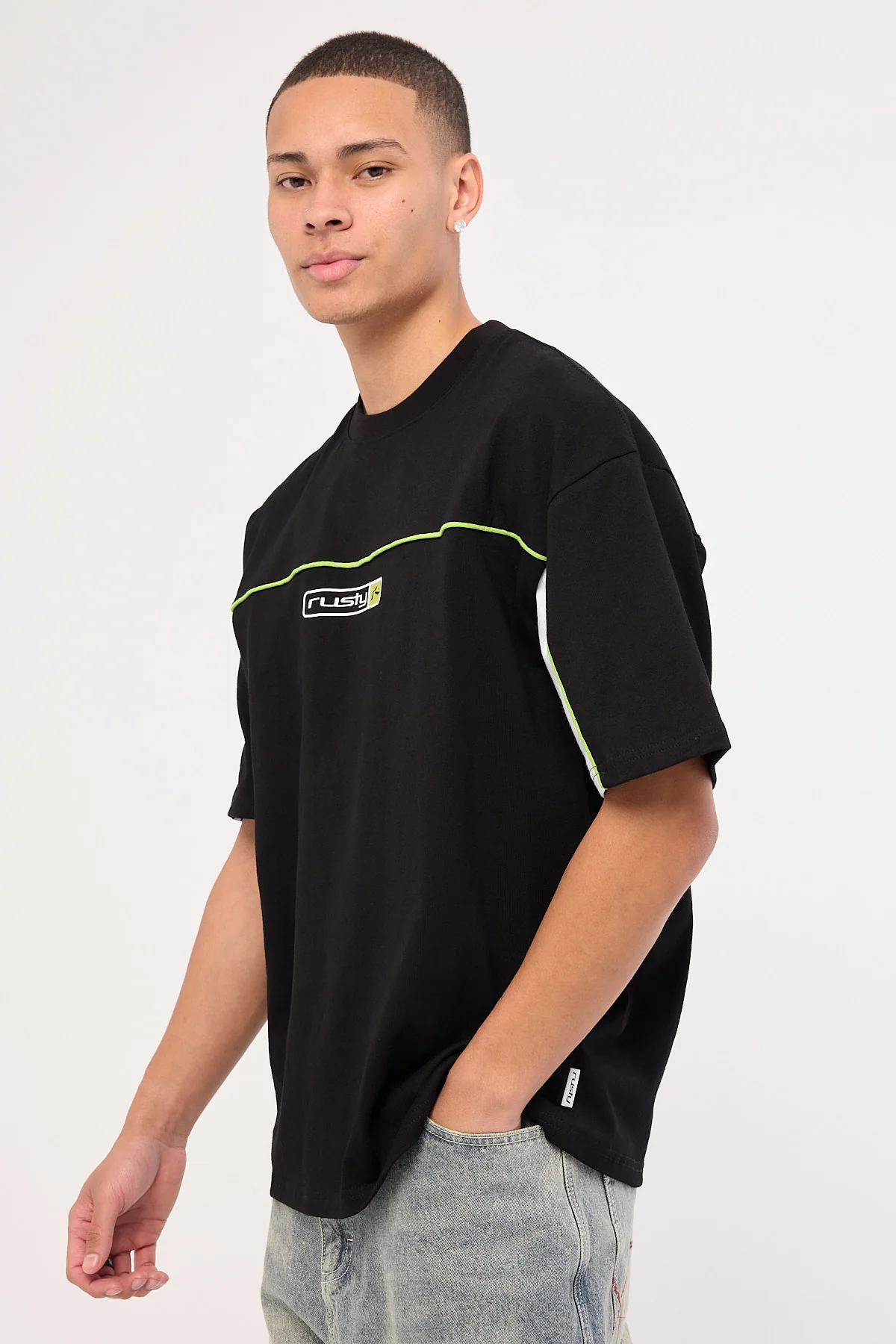 Rusty Metropolis Heavy Tee Black - Image 7