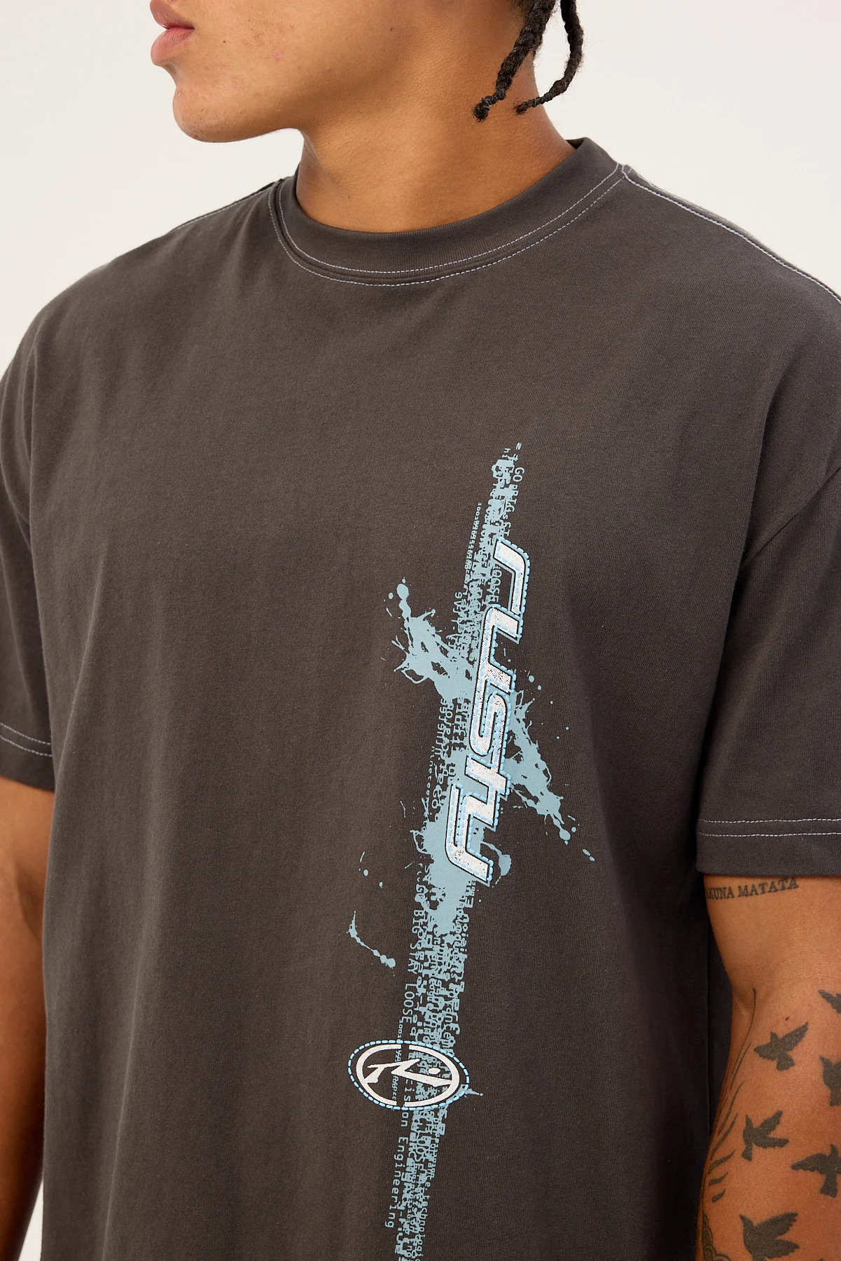 Rusty Morning Glory Tee Coal - Image 5