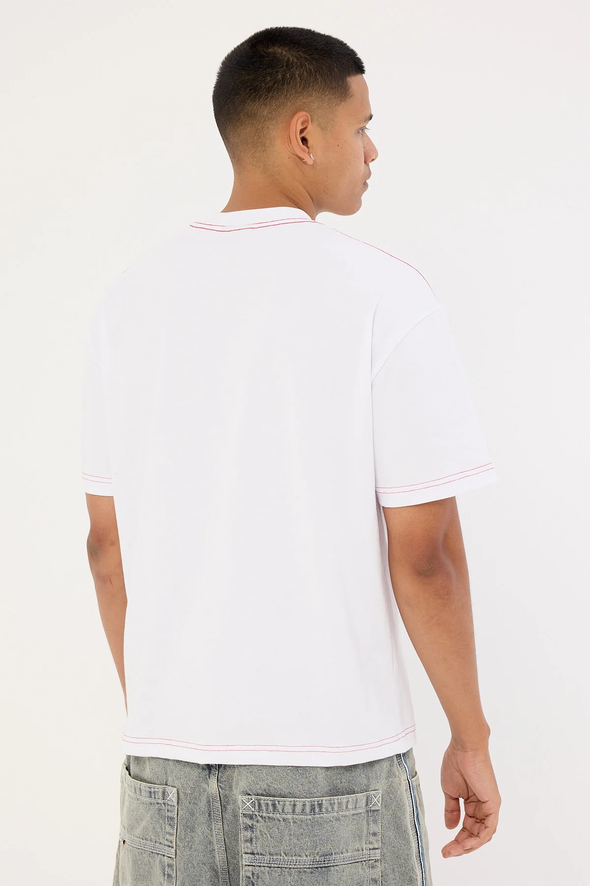 Rusty Morning Glory Tee White - Image 6