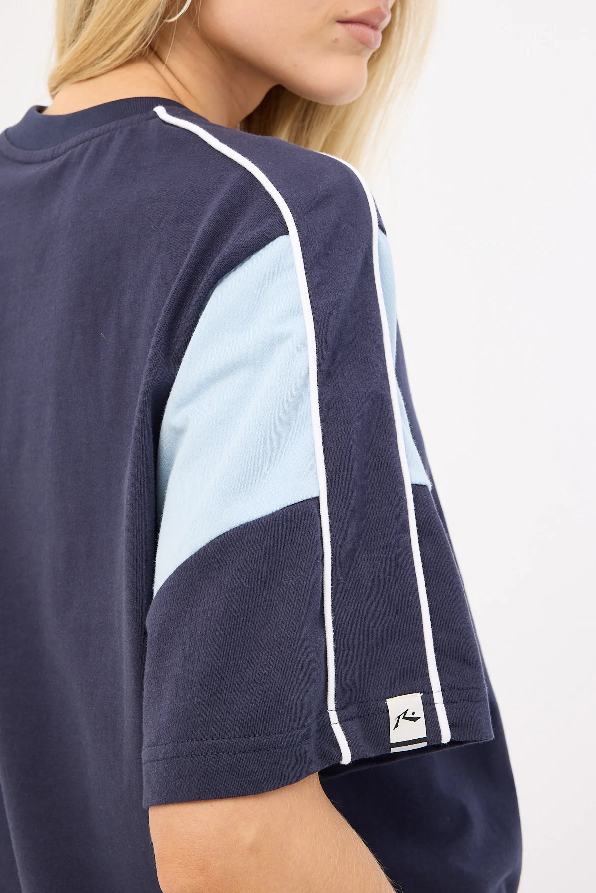 Rusty New Break 220 Oversize Tee Navy Blue - Image 7