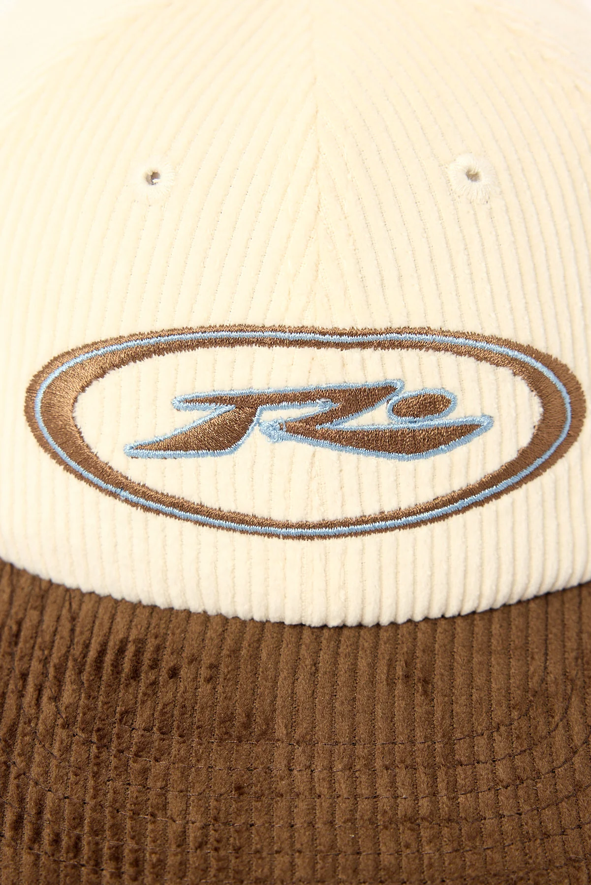 Rusty Orbit Cord 6 Panel Cap Pinecone - Image 2