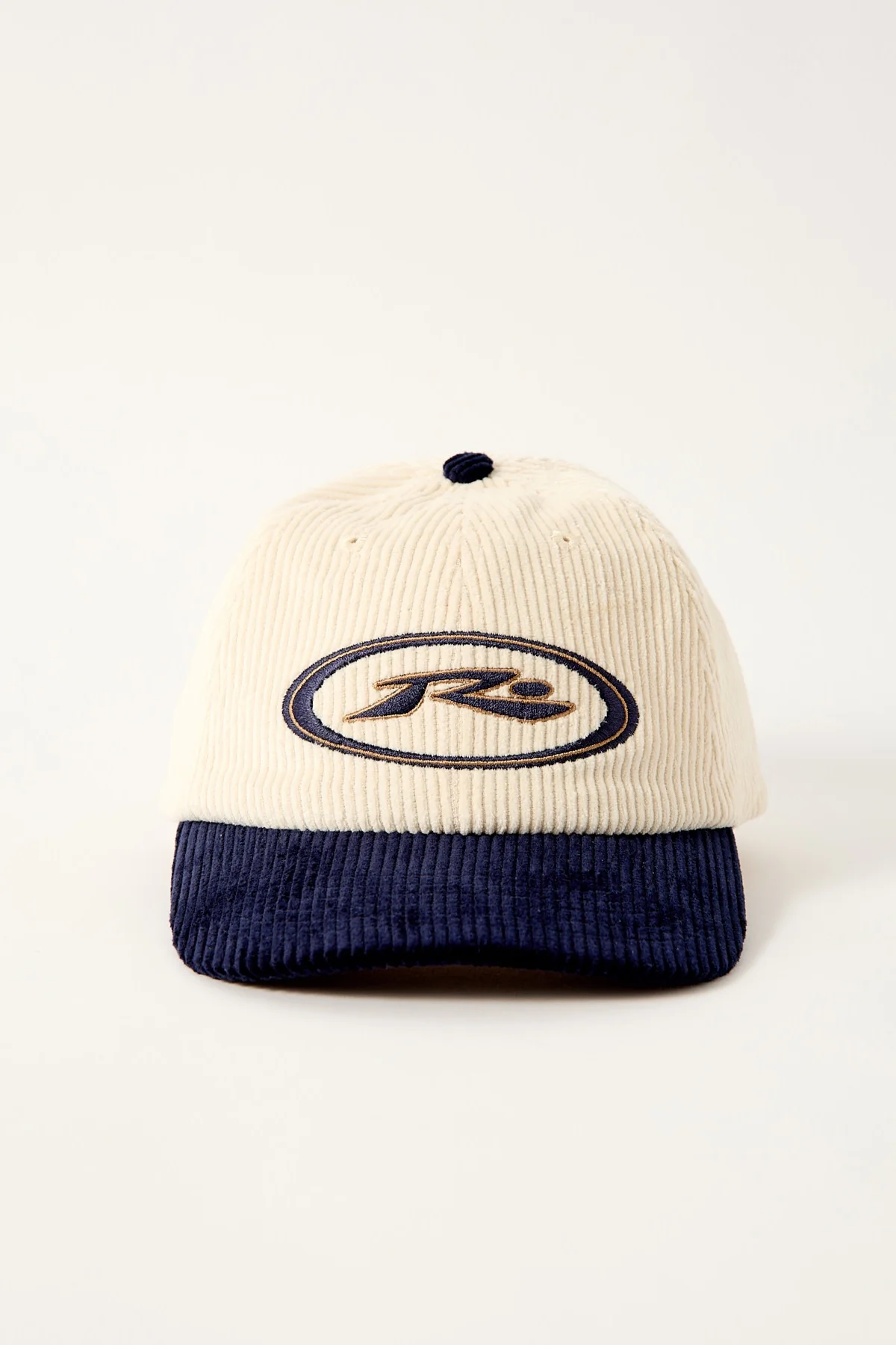 Rusty Orbit Cord Six Panel Cap Navy Blue