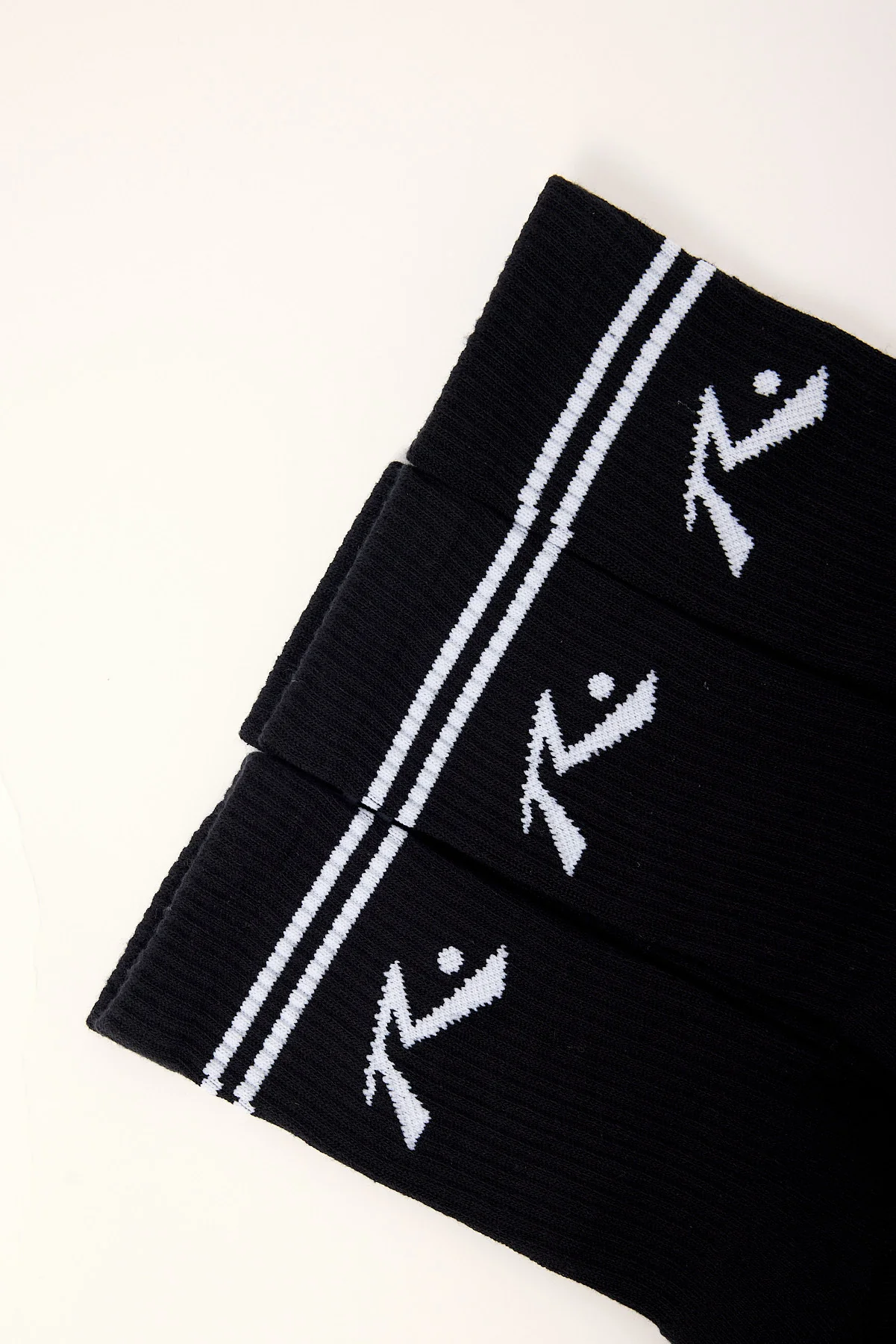 Rusty Organic Comp Mid Calf 3-Pack Sock Black - Image 2