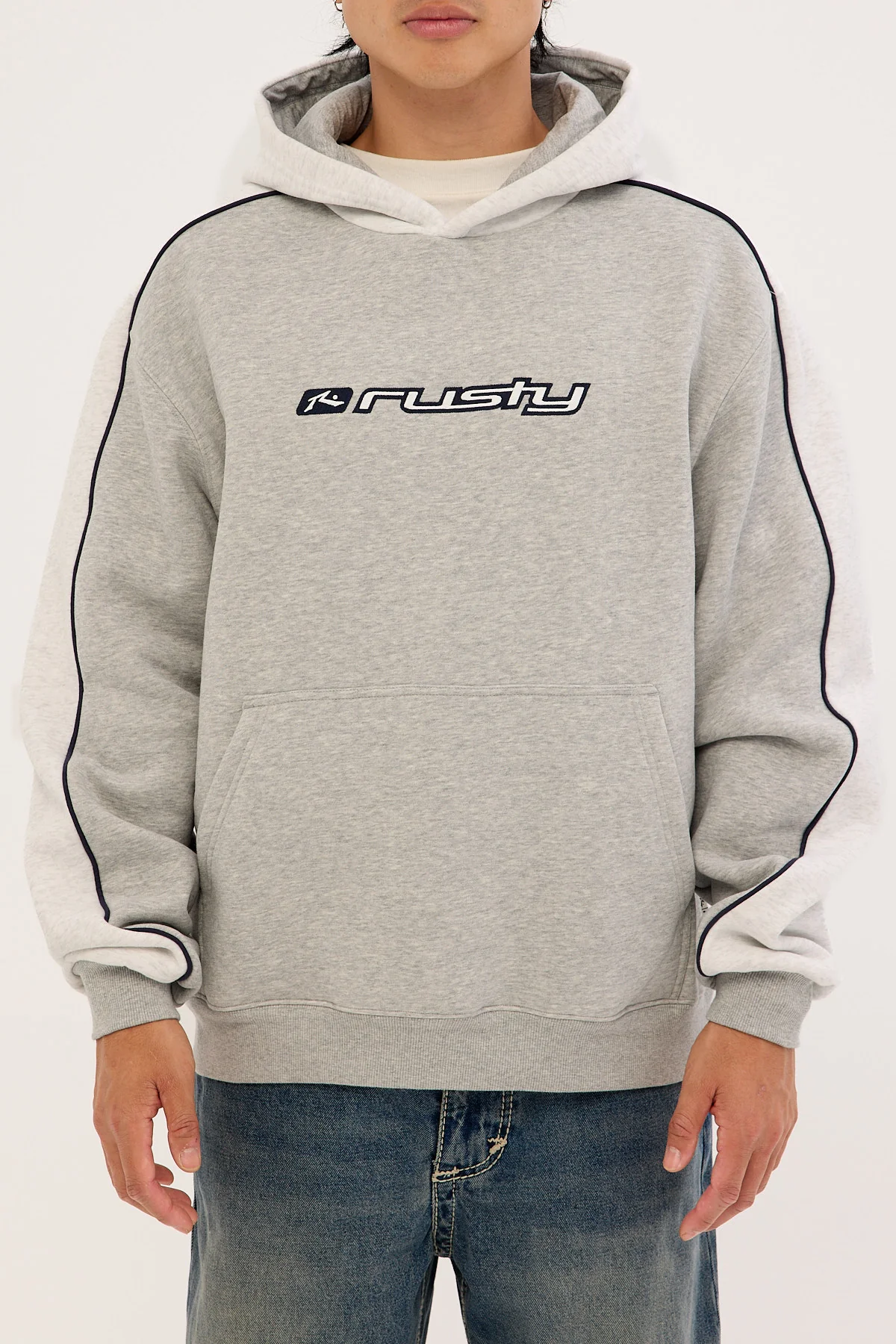 Rusty Panela Anderson 2.0 Hooded Fleece Grey Marle - Image 6