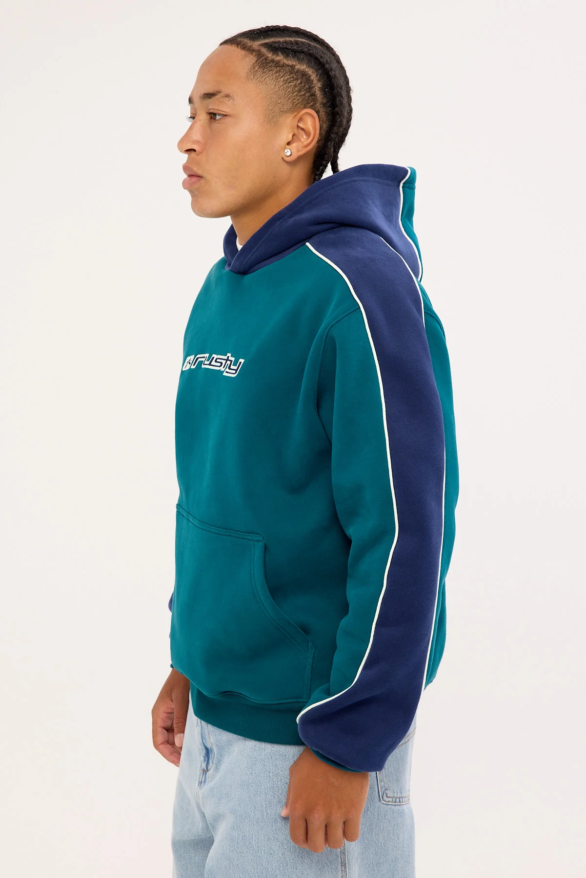 Rusty Panela Anderson 2.0 Hoodie Deep Teal - Image 4