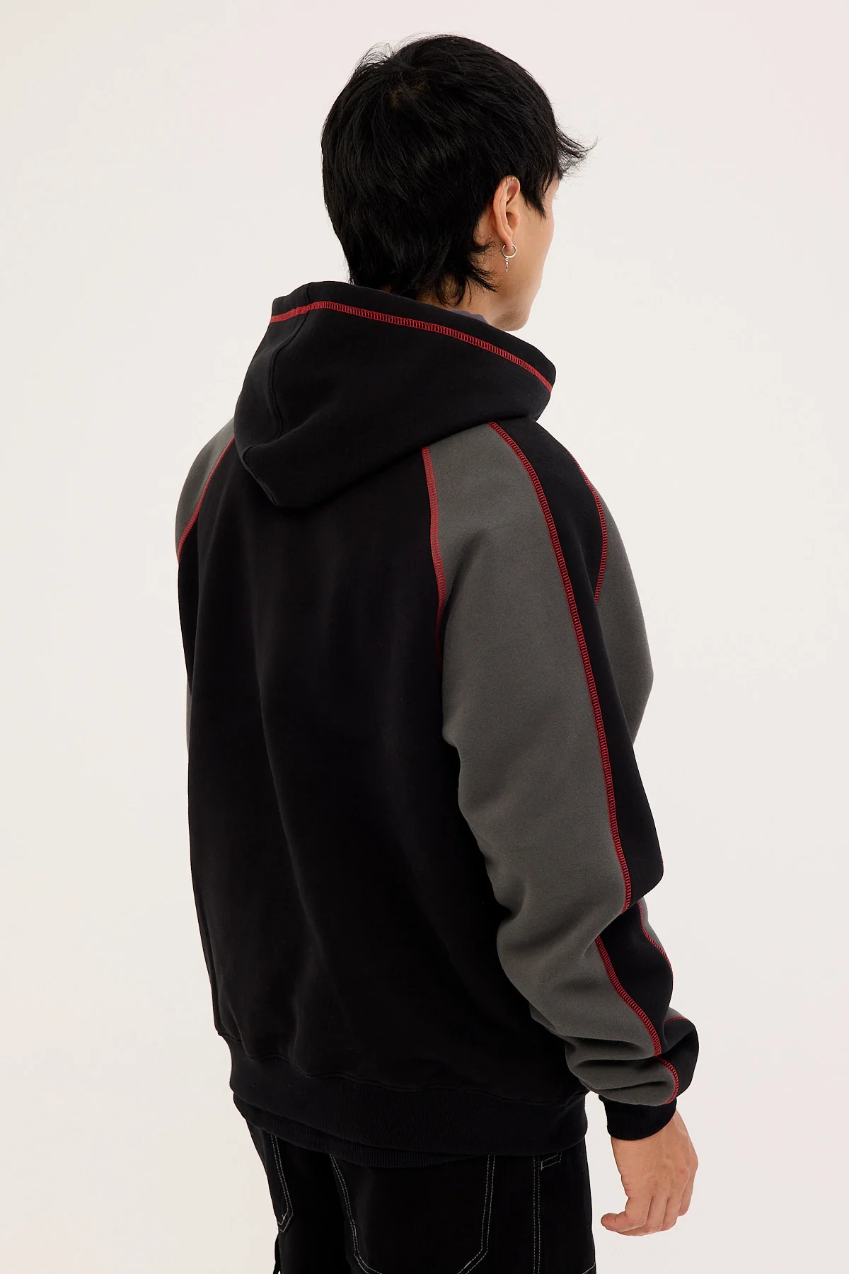 Rusty Peneka Hooded Fleece Black - Image 5