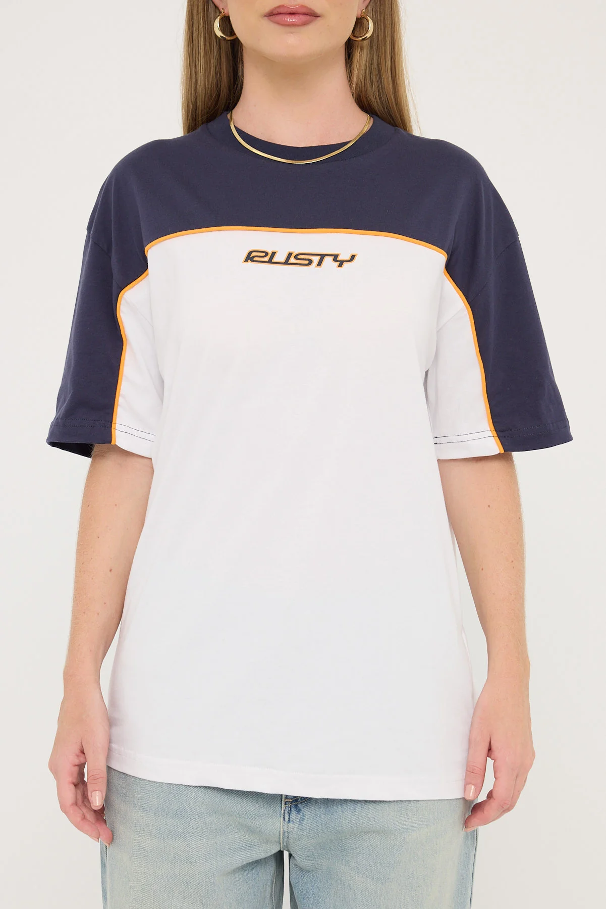 Rusty Polar Ops Oversize Short Sleeve Tee White - Image 6