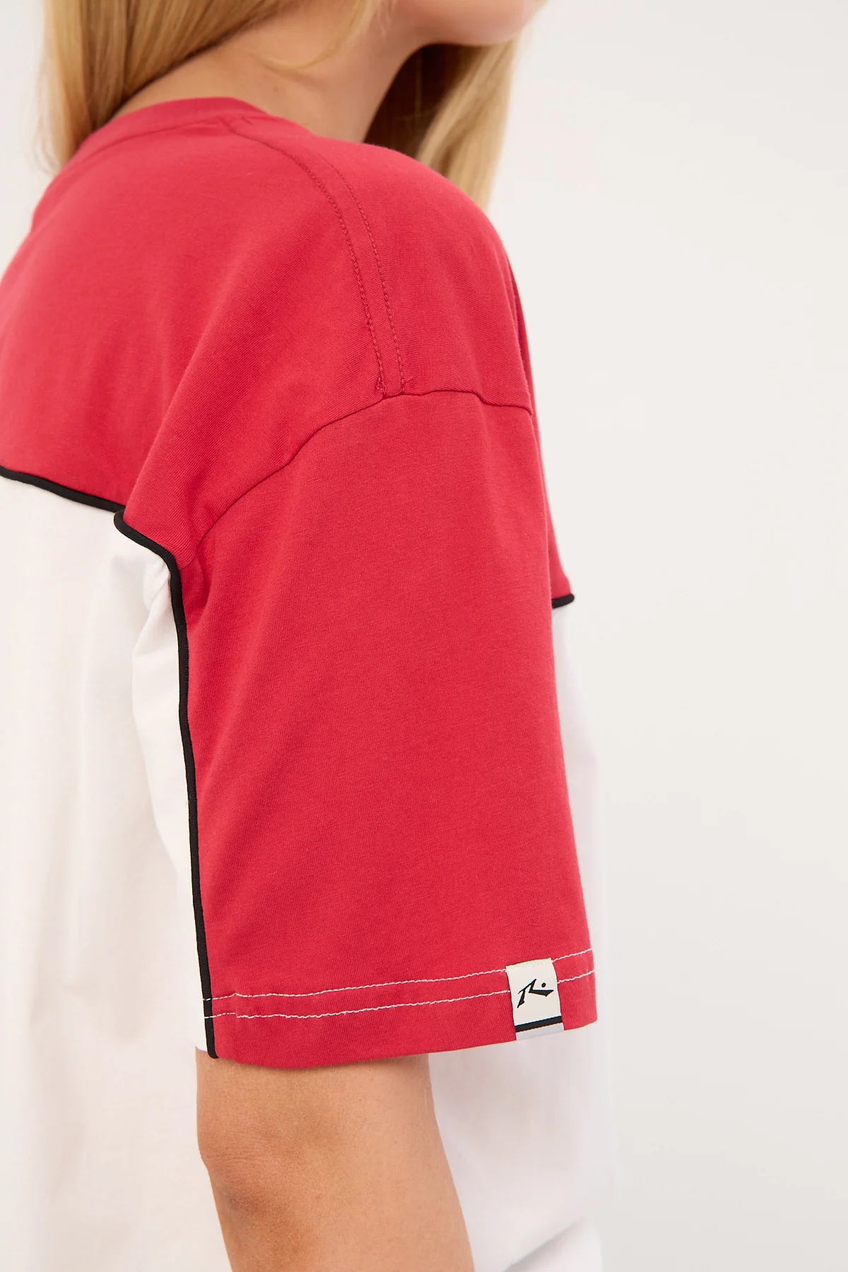 Rusty Polar Popped Oversize Tee White/Washed Red - Image 6