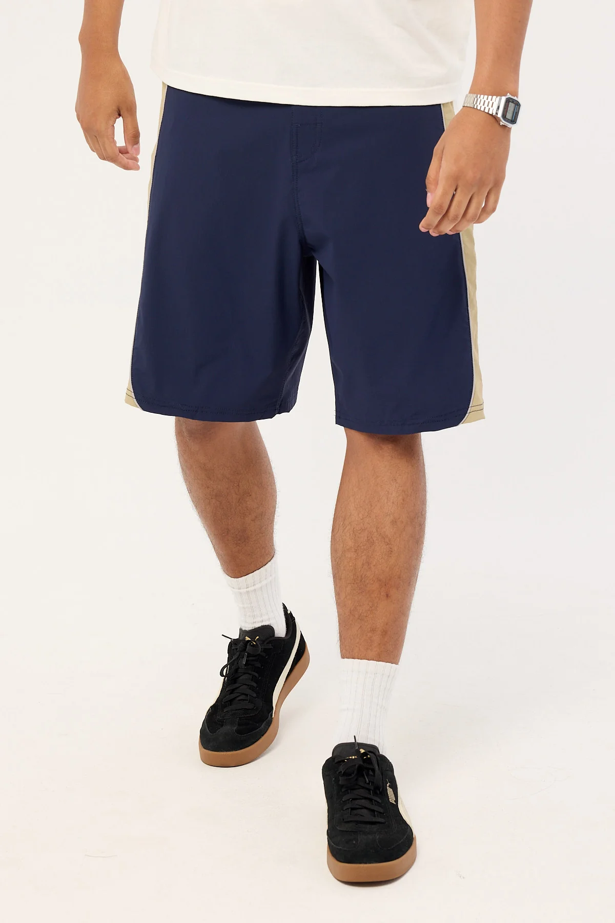 Rusty Power Wing Fixed Waist Boardshort Navy Blue - Image 2