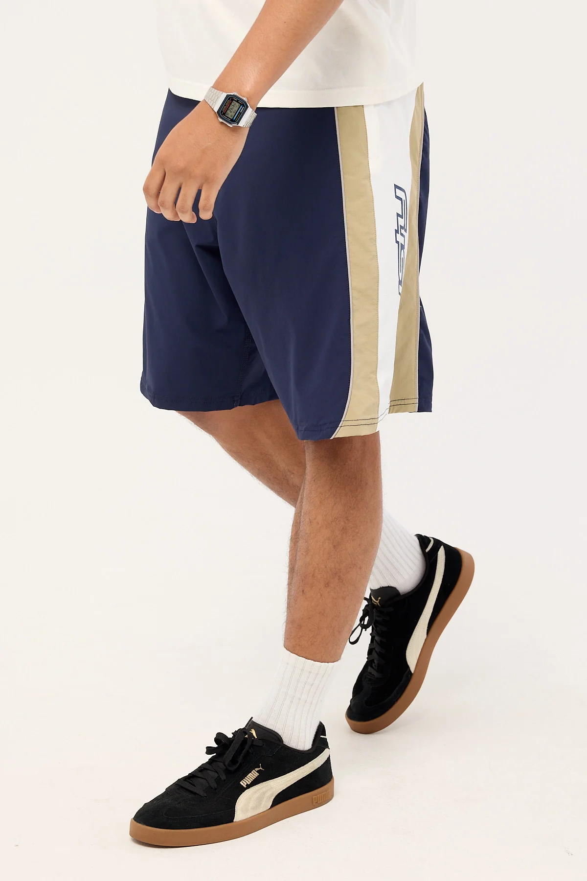 Rusty Power Wing Fixed Waist Boardshort Navy Blue - Image 3