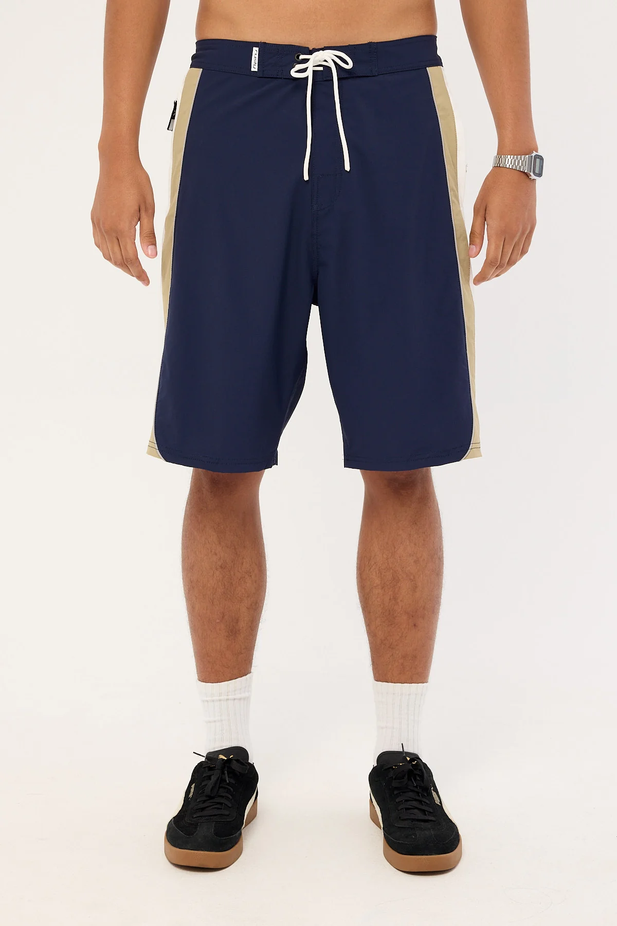 Rusty Power Wing Fixed Waist Boardshort Navy Blue - Image 7