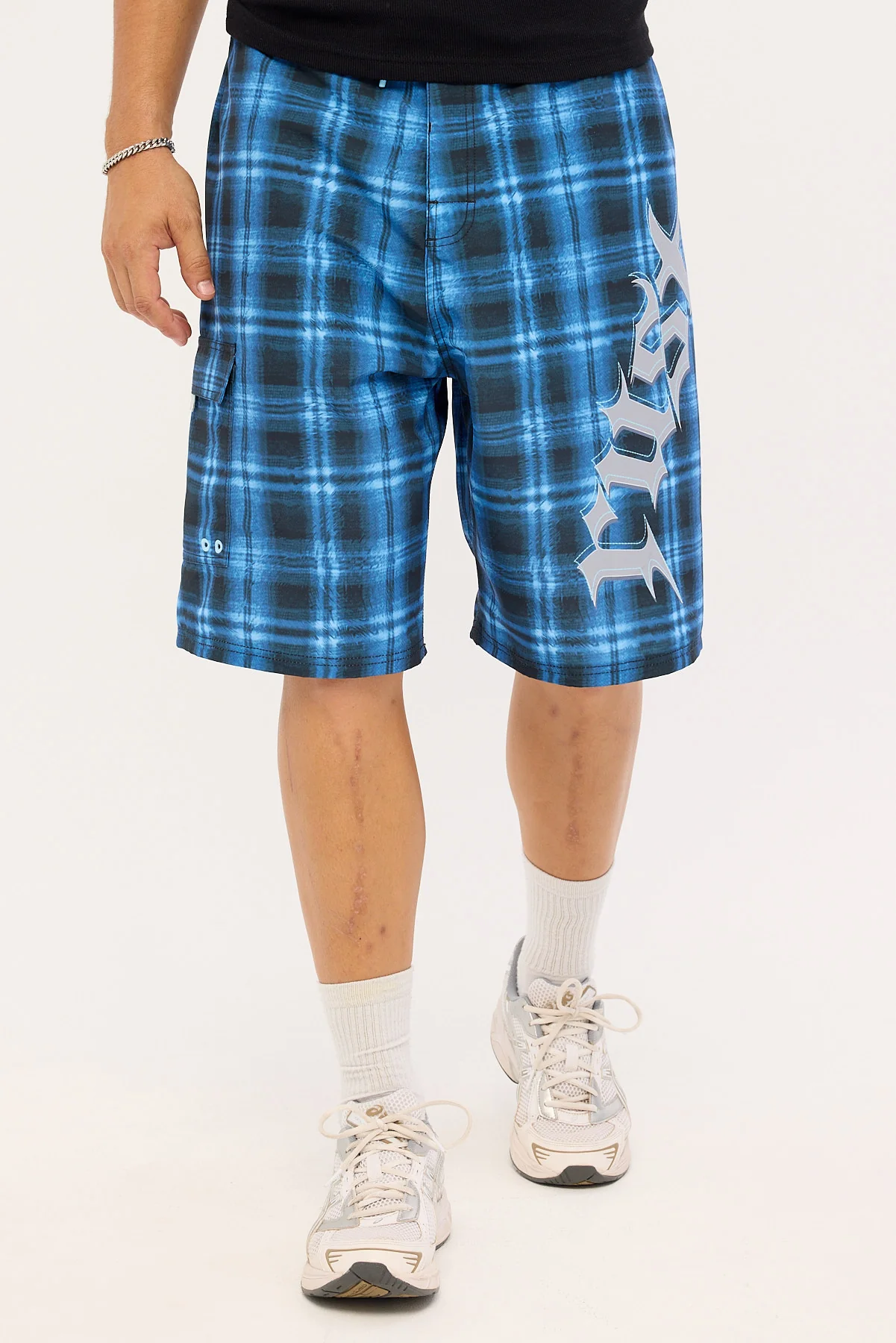 Rusty Primal Riot Fixed Waist Boardshort Navy Blue - Image 2