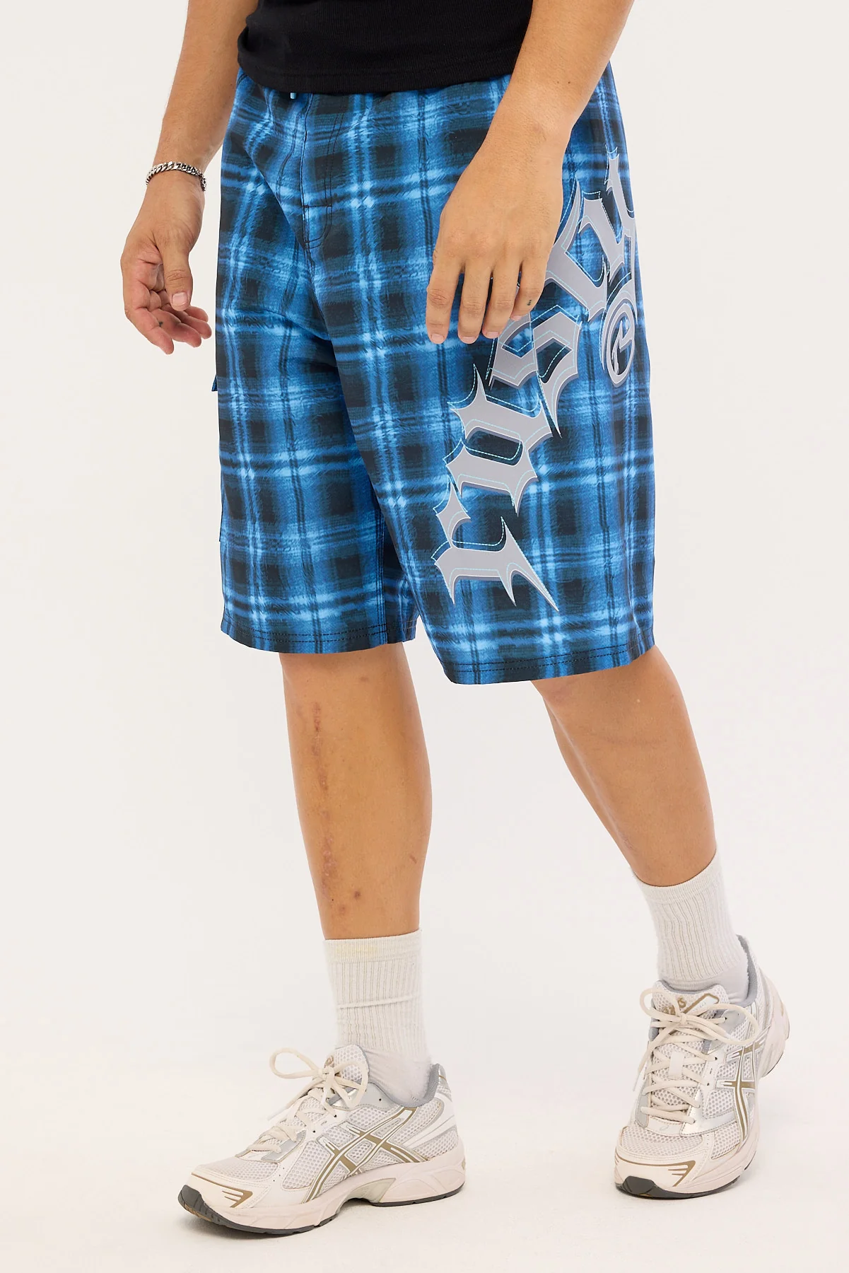Rusty Primal Riot Fixed Waist Boardshort Navy Blue - Image 3