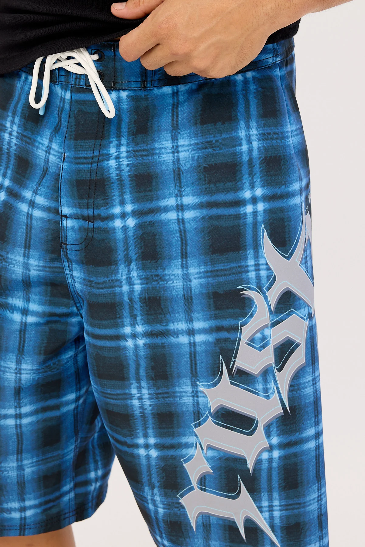 Rusty Primal Riot Fixed Waist Boardshort Navy Blue - Image 4