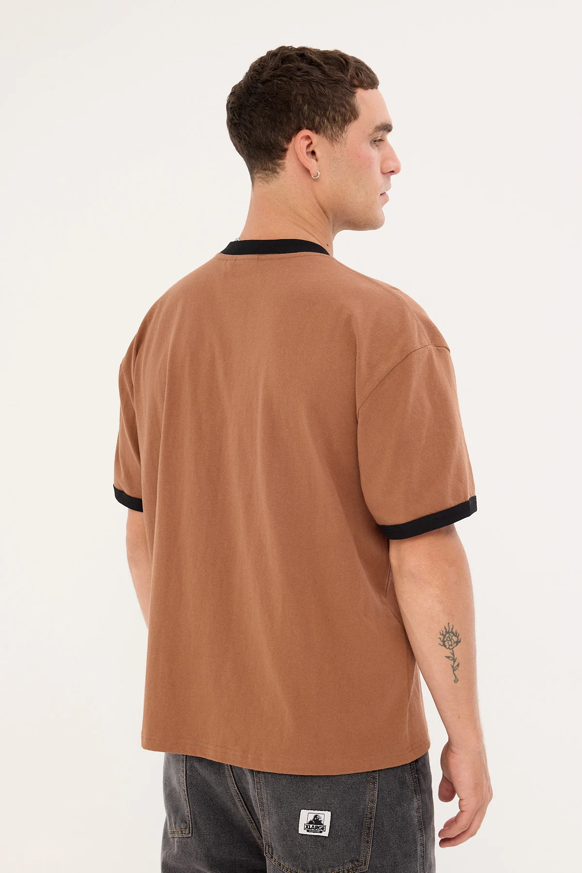 Rusty Riot Cropped Ringer Tee Pinecone - Image 5