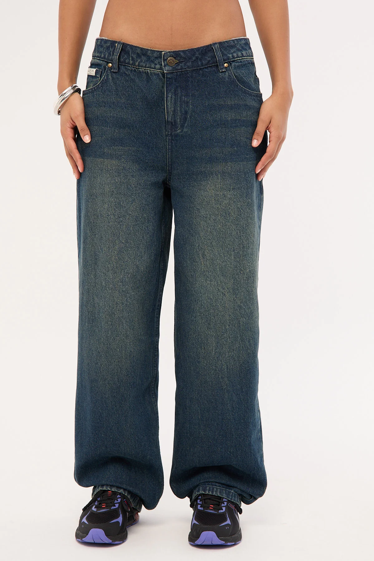 Rusty Roxanne Baggy Low Rise Jean Dark And Dirty - Image 12