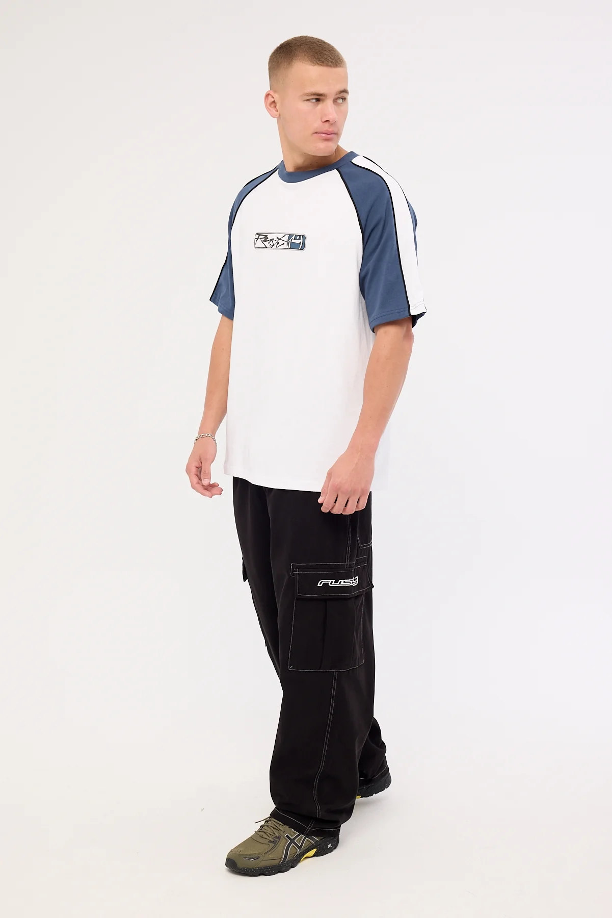 Rusty Side Quest Elastic Cargo Pant Black - Image 3