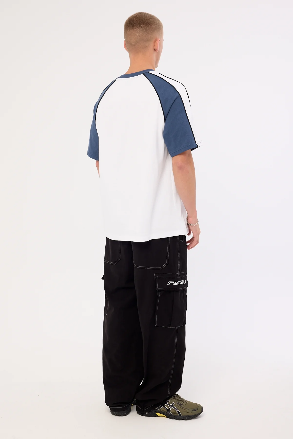 Rusty Side Quest Elastic Cargo Pant Black - Image 5