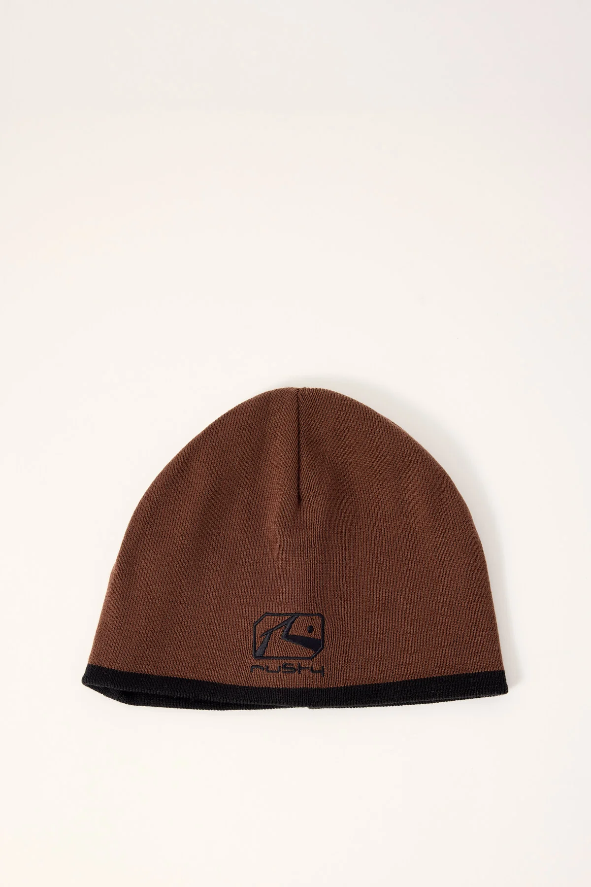 Rusty Square Eye Reversible Beanie Pinecone