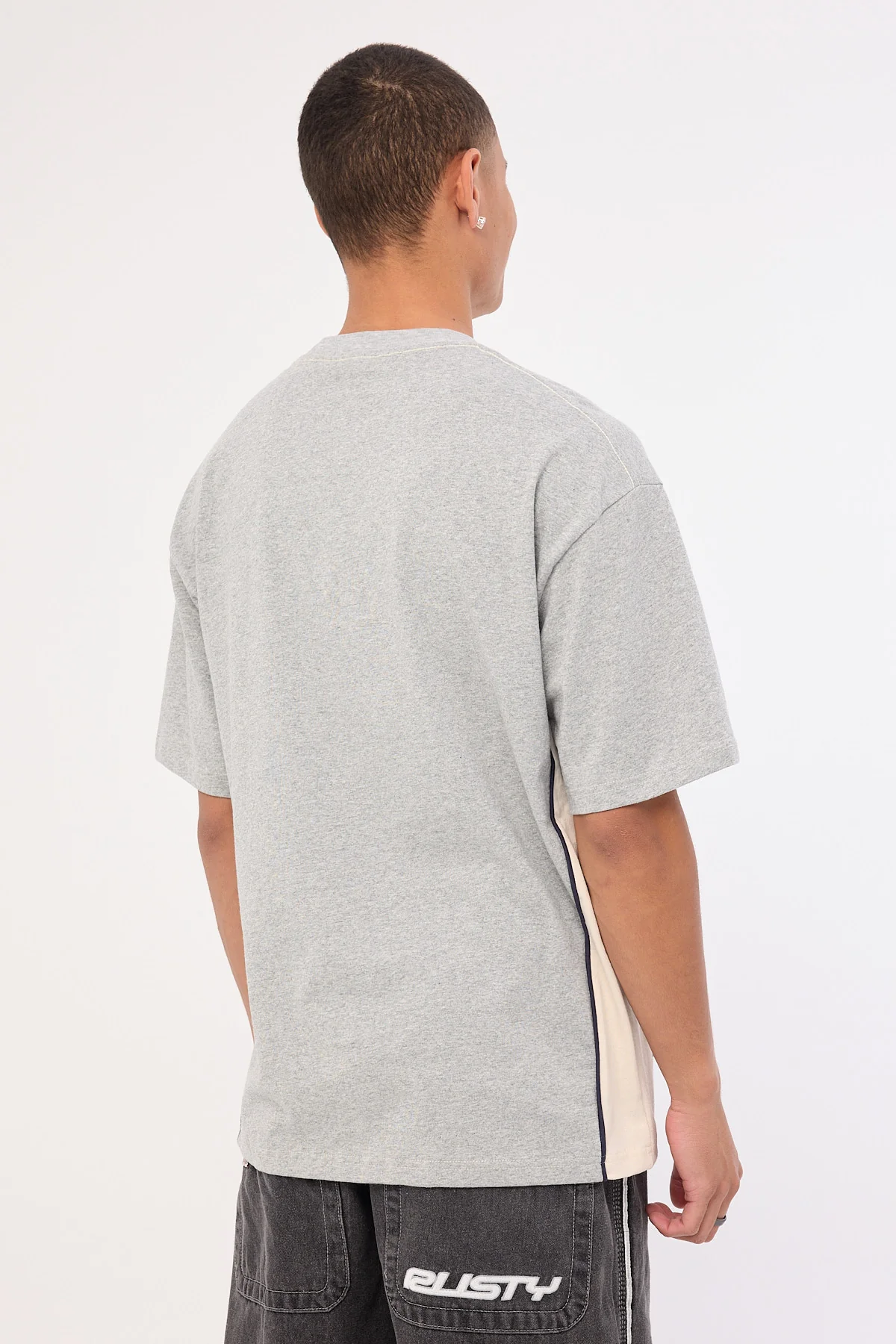Rusty Squeeker Short Sleeve Tee Grey Marle - Image 4