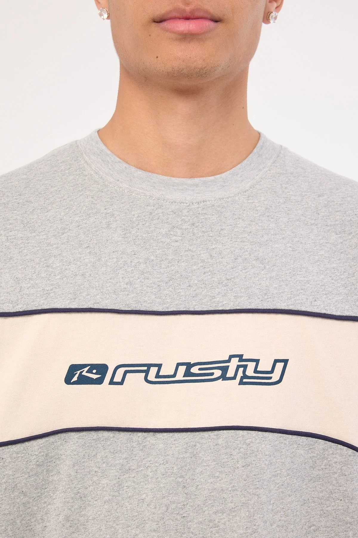 Rusty Squeeker Short Sleeve Tee Grey Marle - Image 5