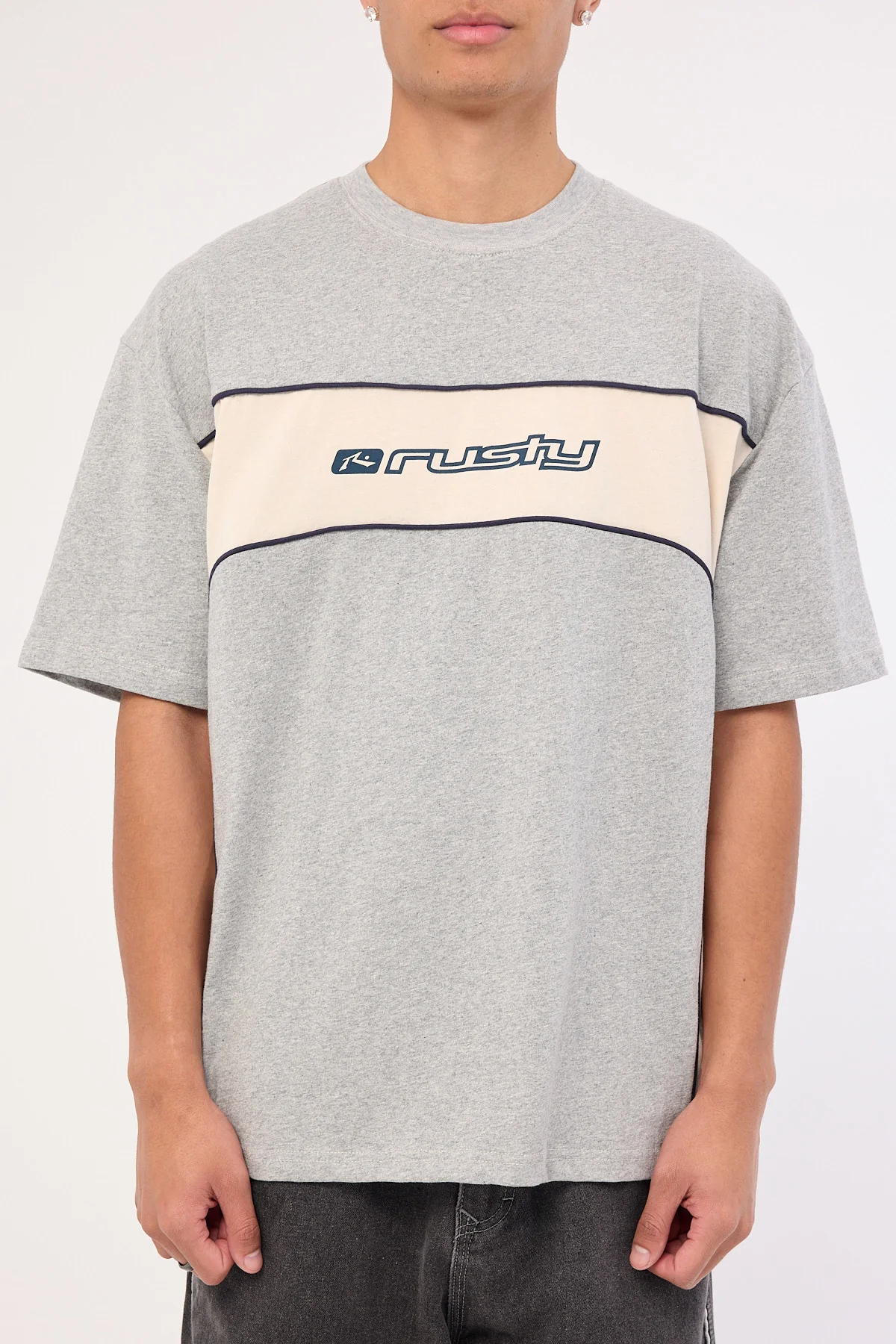 Rusty Squeeker Short Sleeve Tee Grey Marle - Image 6