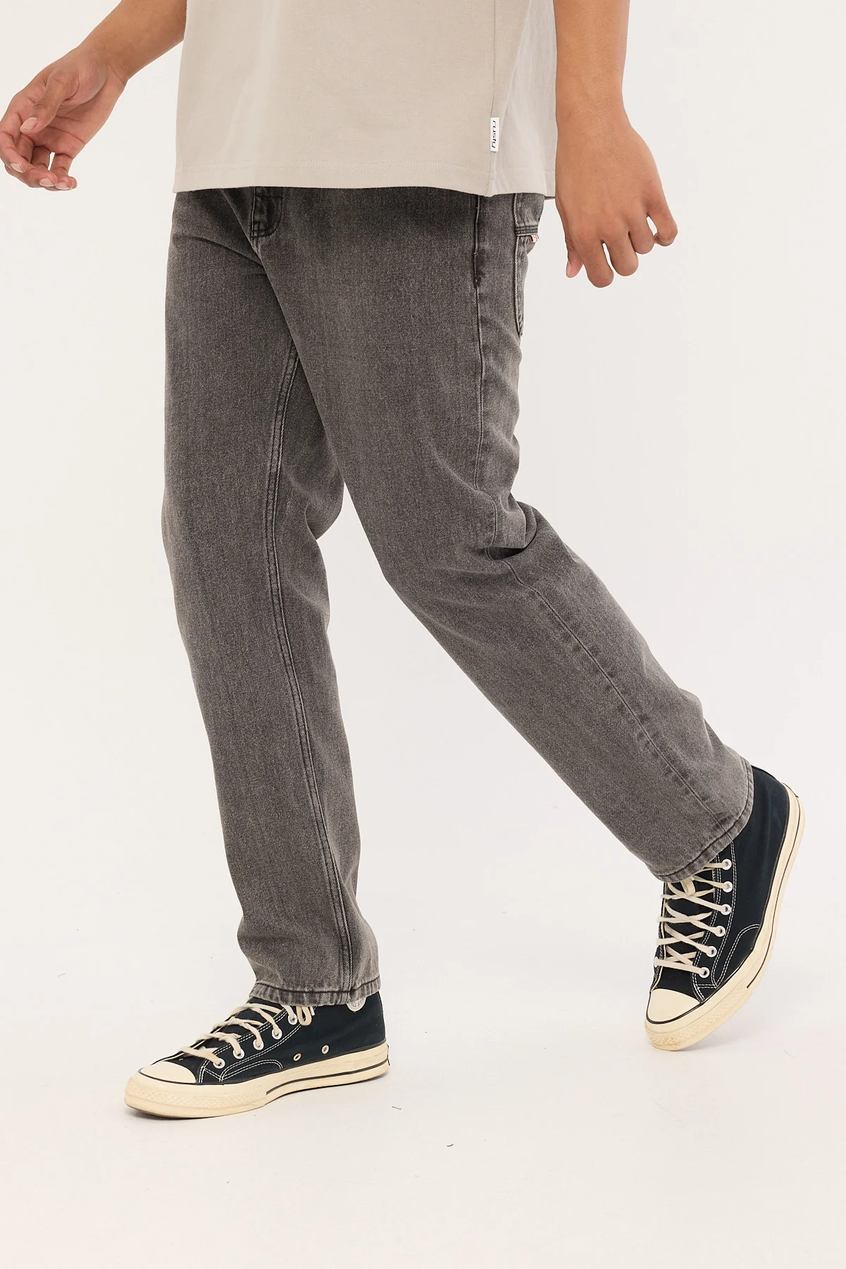 Rusty Steven Straight Jean Stone Black - Image 3