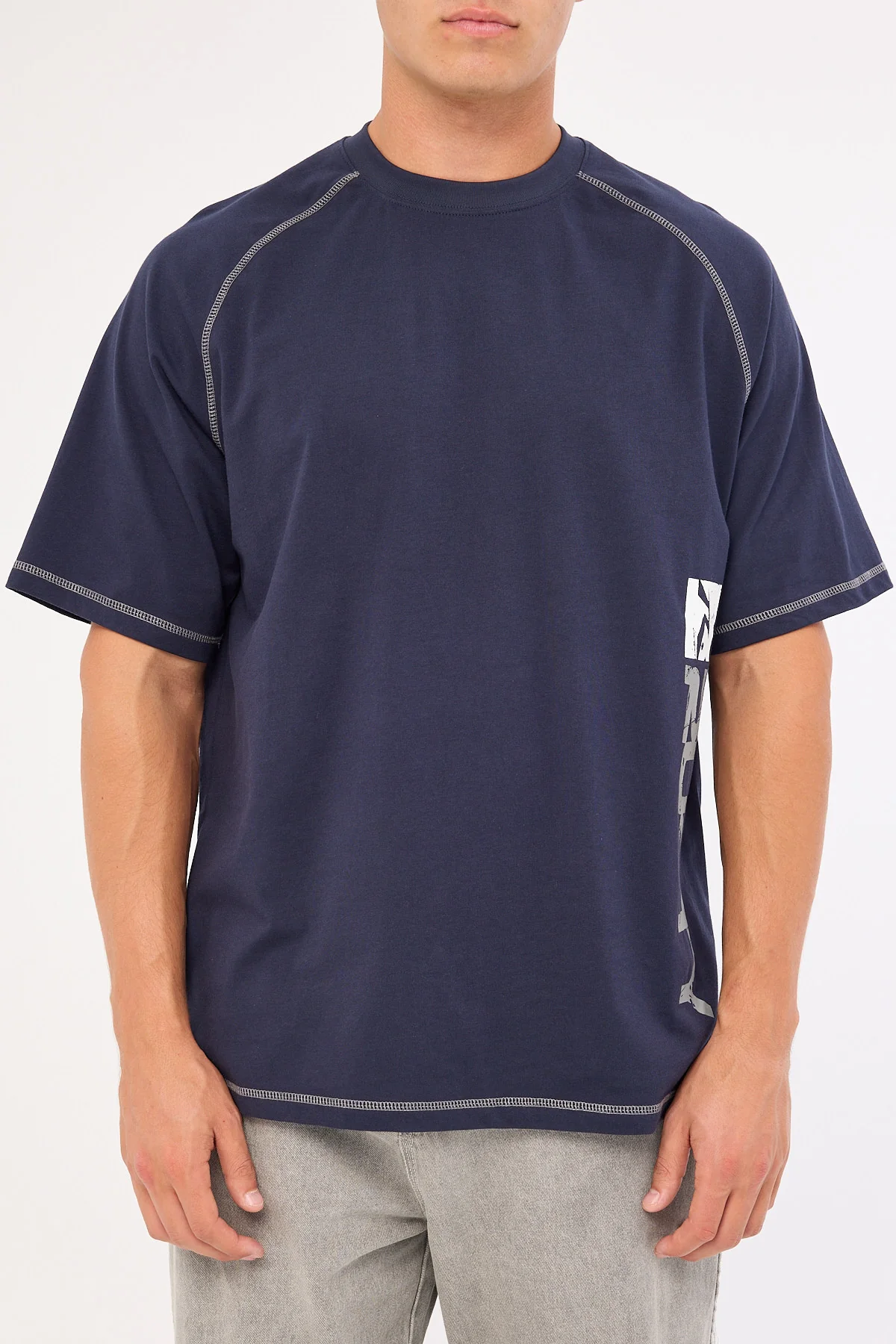 Rusty Stone Cold Tee Navy Blue - Image 8
