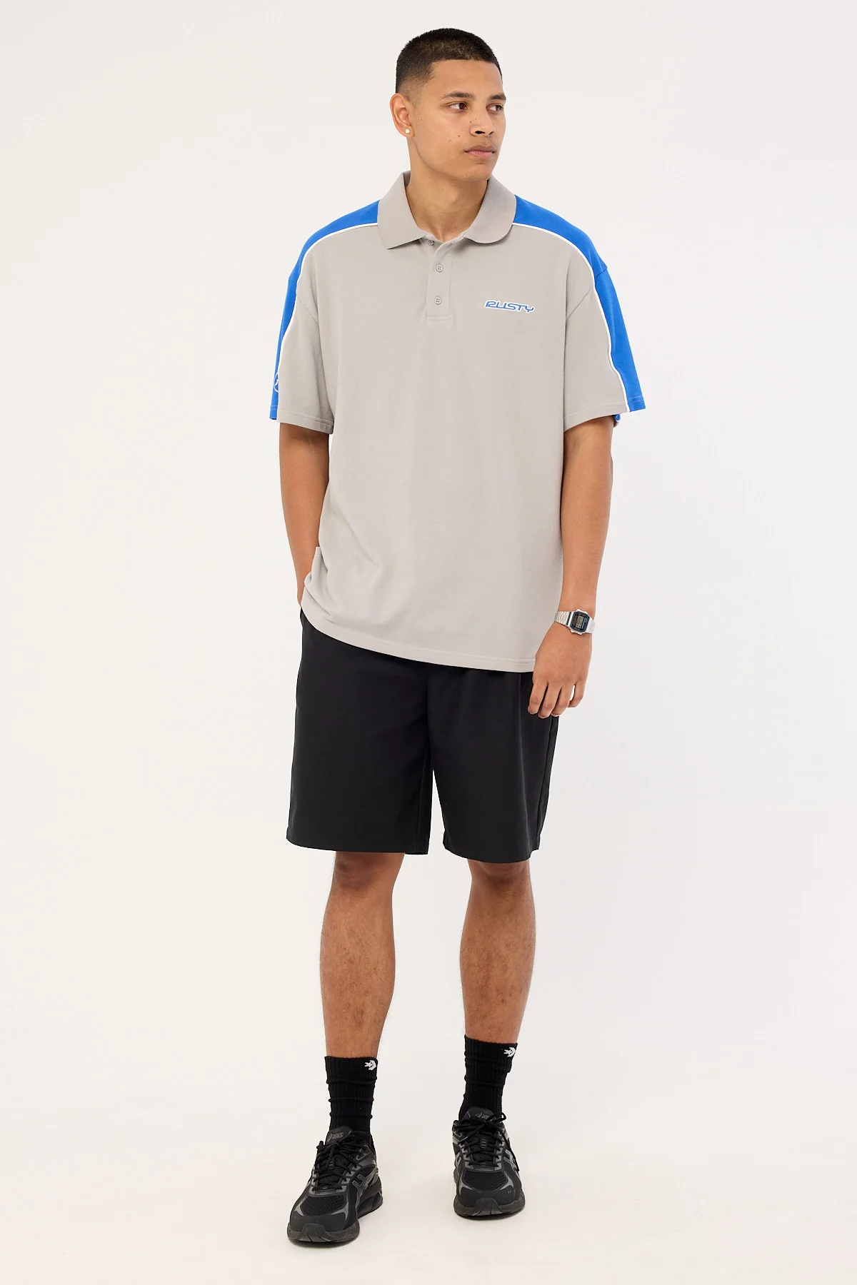 Rusty Straight Shooter Polo Ultimate Grey - Image 2