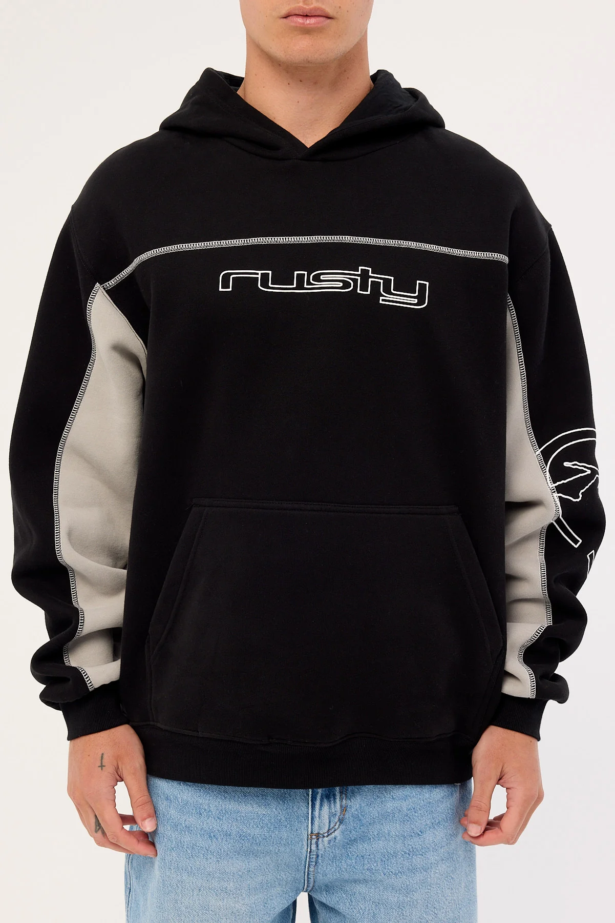 Rusty Titan Hoodie Black - Image 6