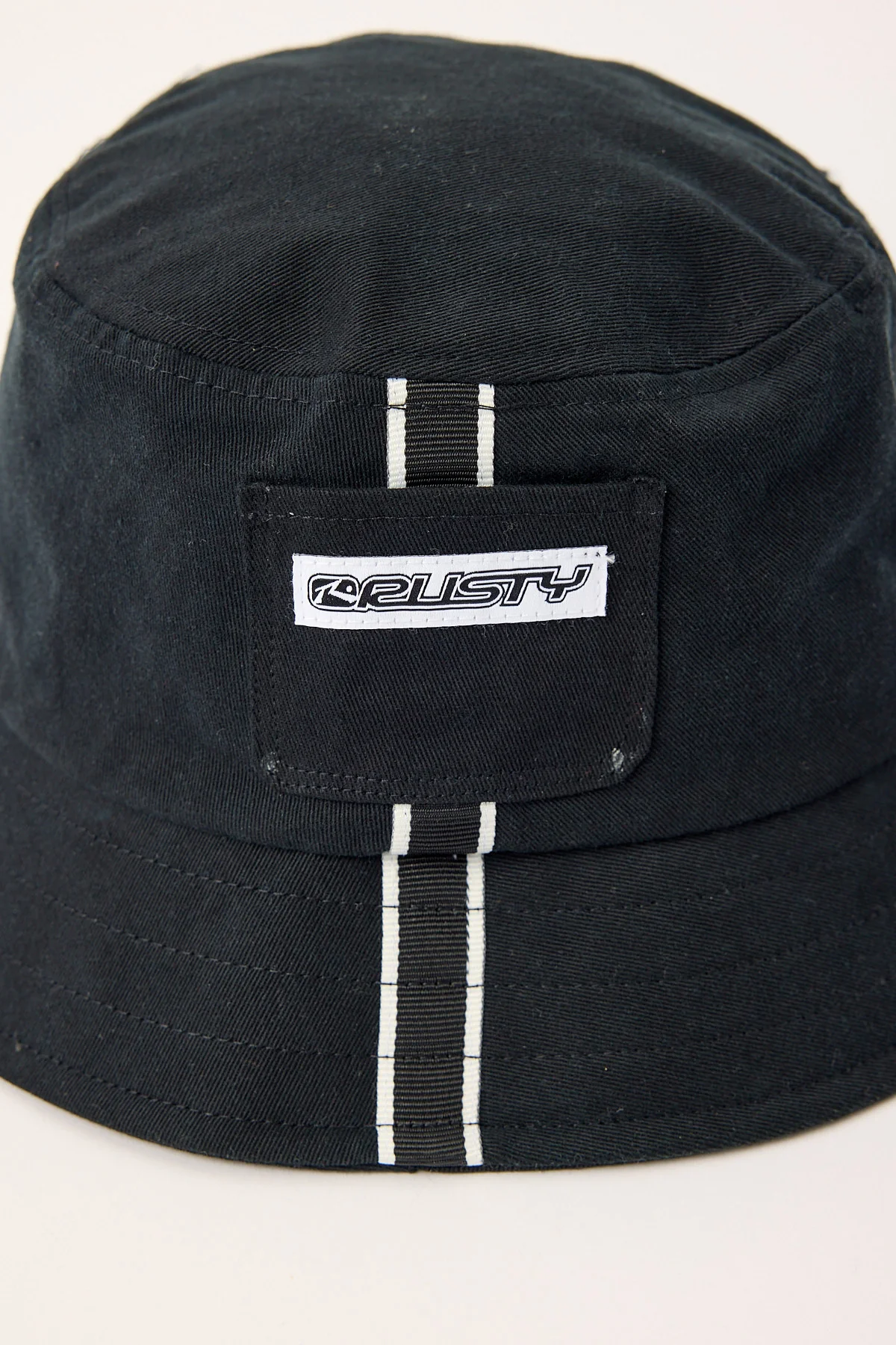 Rusty Tri State Bucket Hat Washed Black - Image 3