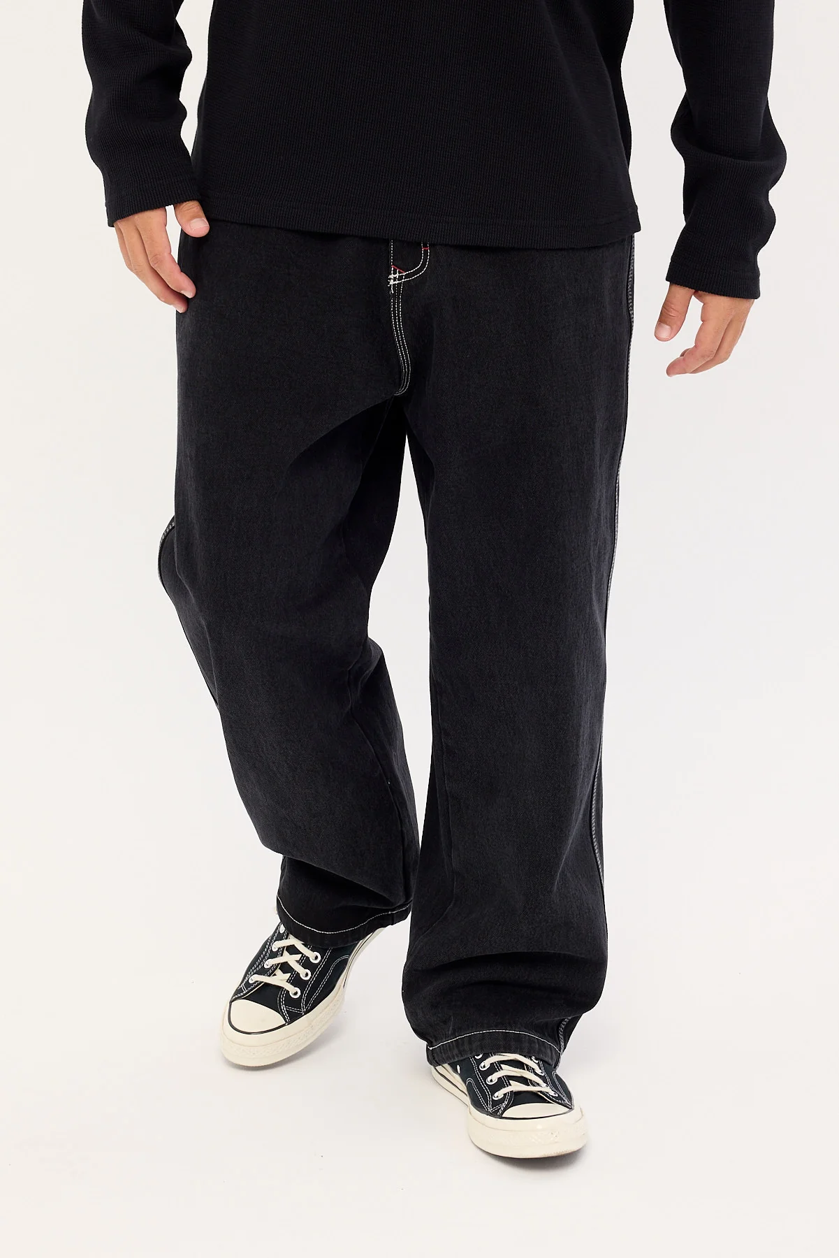 Rusty Turbo Baggy Jean Black Out - Image 2