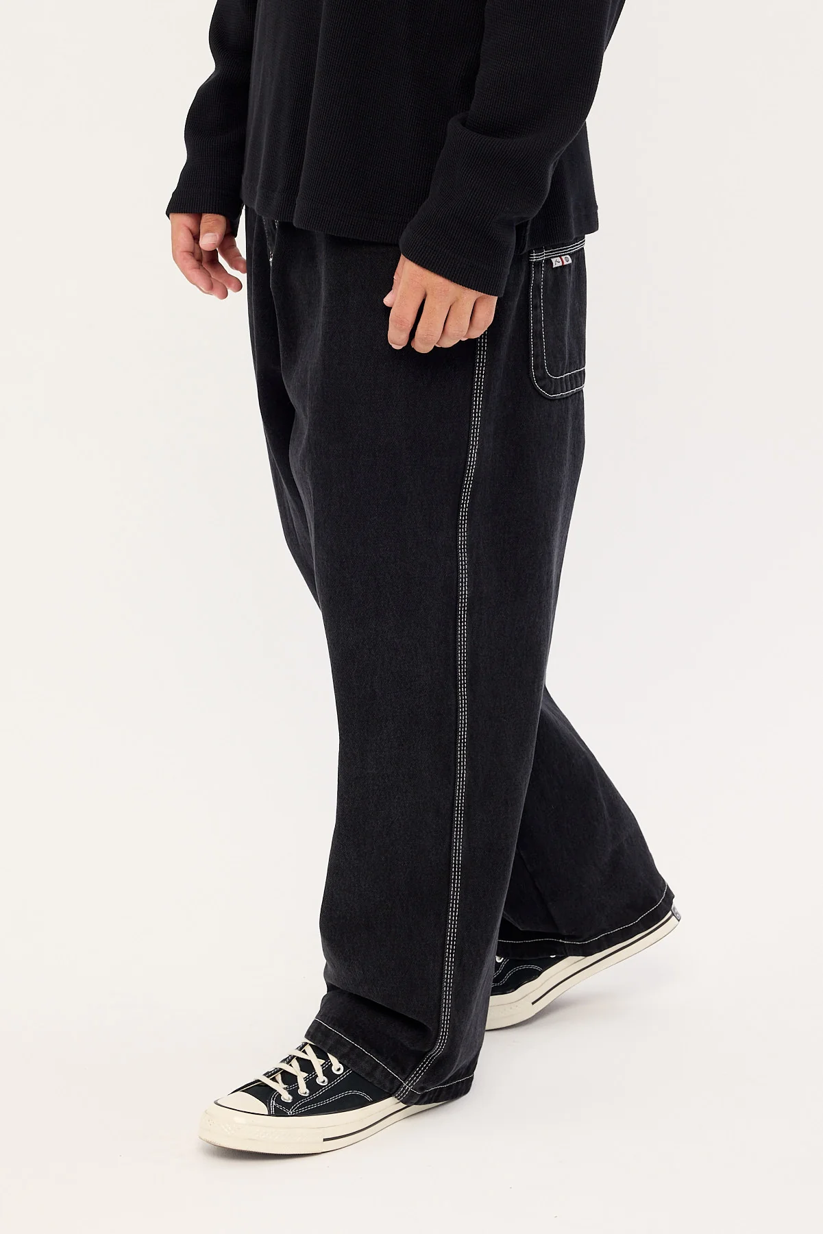Rusty Turbo Baggy Jean Black Out - Image 3