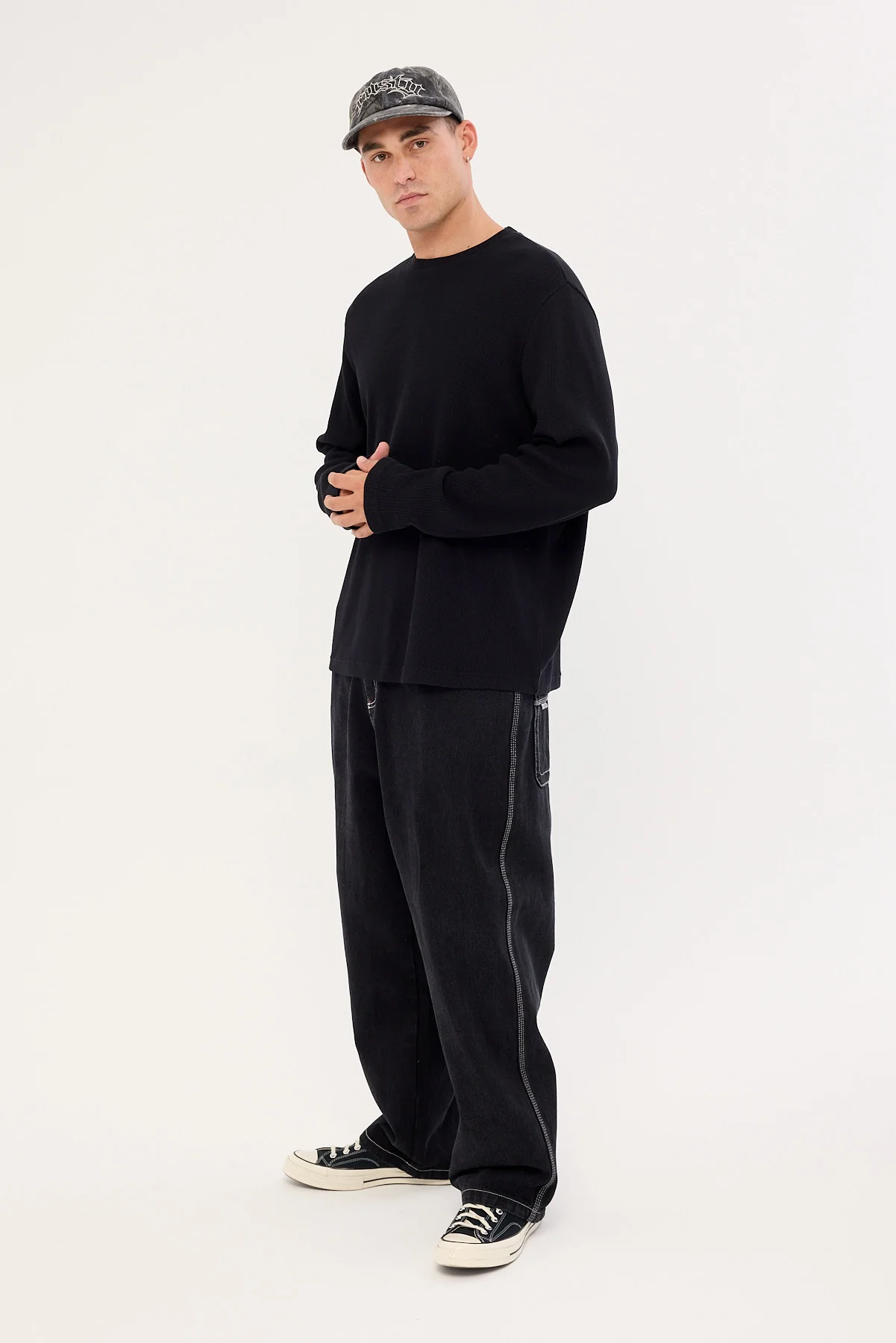 Rusty Turbo Baggy Jean Black Out - Image 4